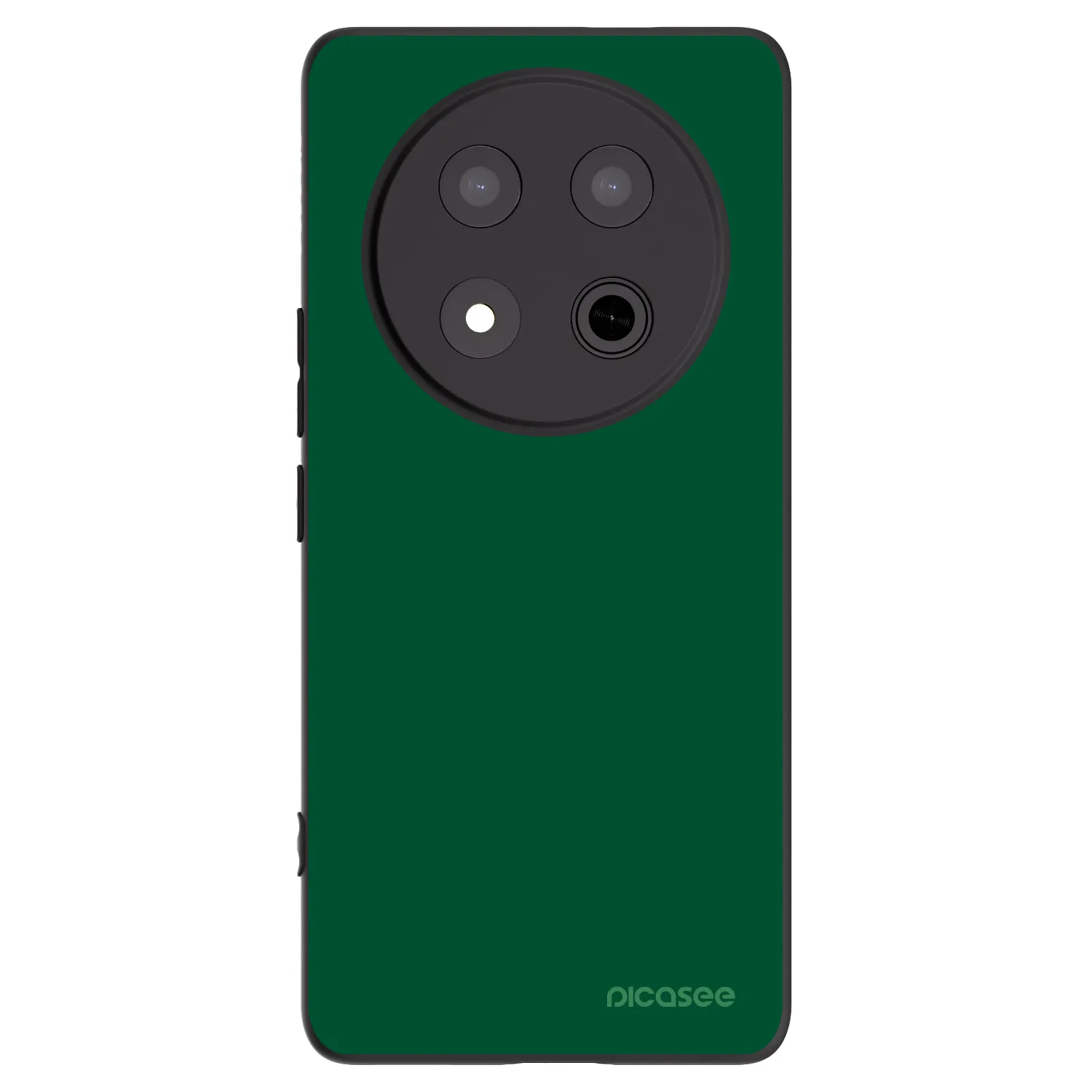 Picasee Μαύρη θήκη σιλικόνης για Honor Magic7 Lite 5G - Green Gleam