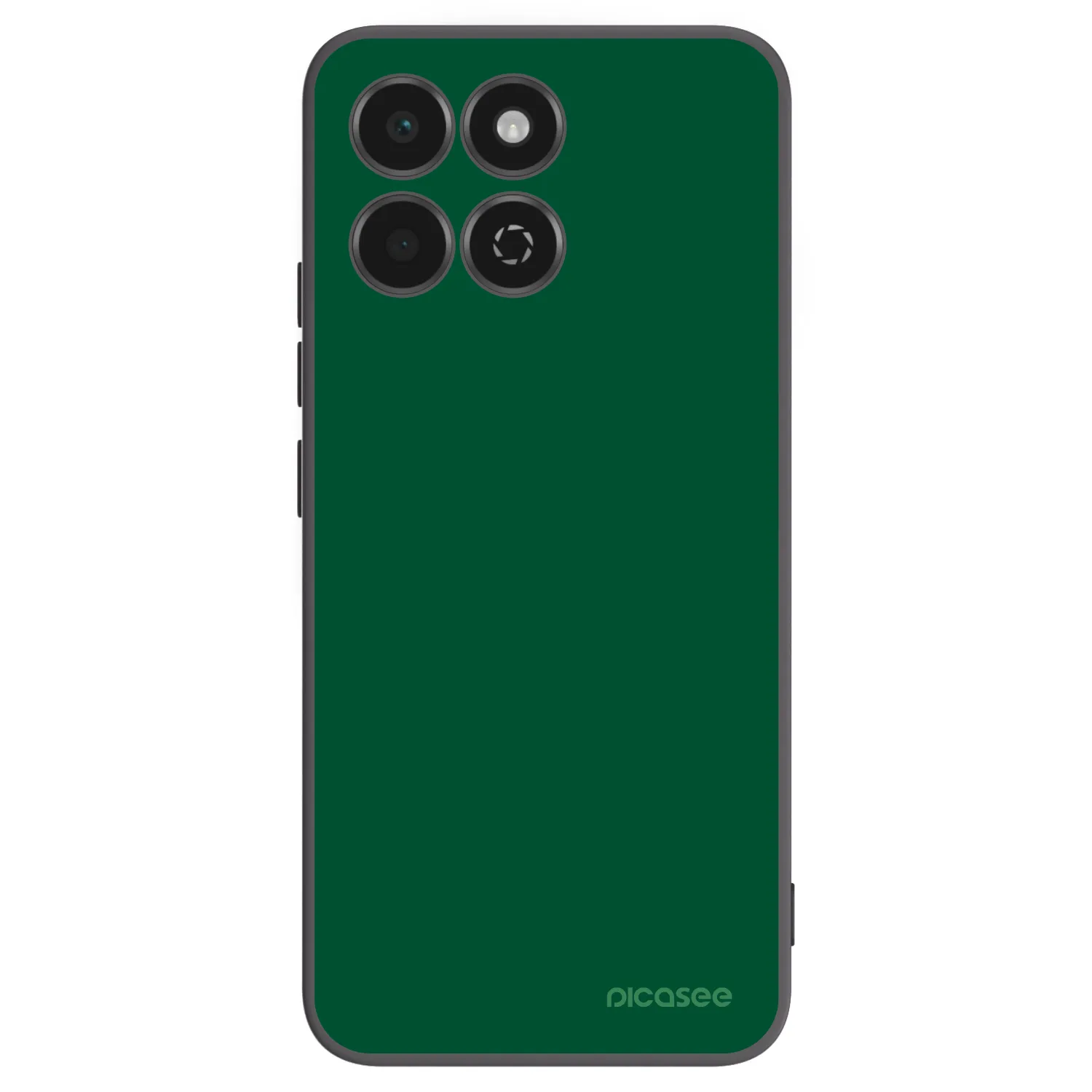 Picasee Μαύρη θήκη σιλικόνης για Honor 200 Smart 5G - Green Gleam