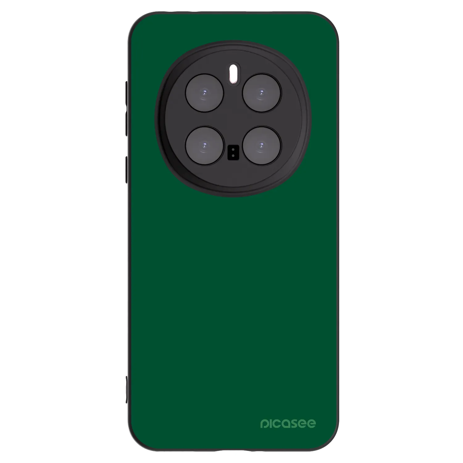 Picasee Μαύρη θήκη σιλικόνης για Honor Magic7 Pro 5G - Green Gleam