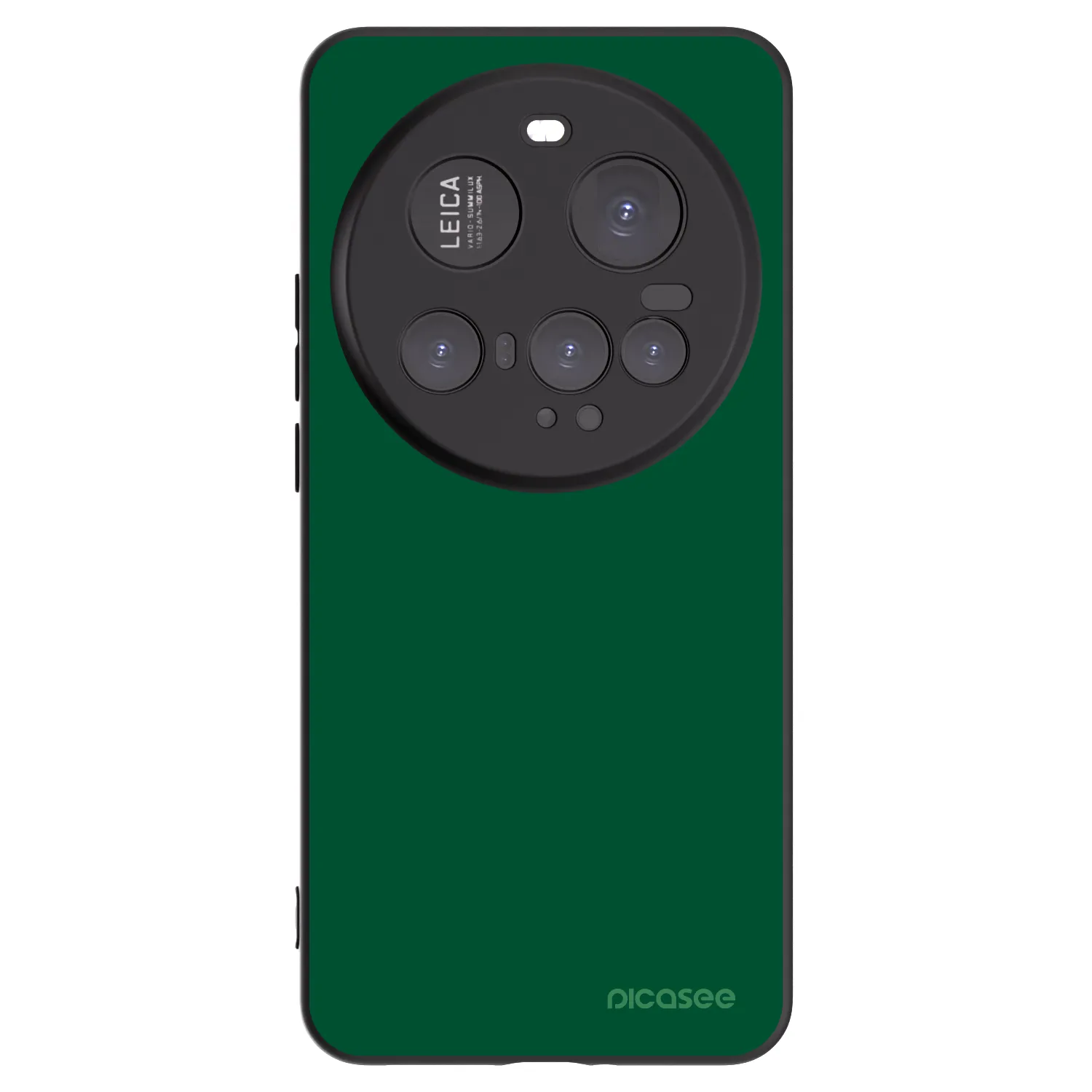 Picasee Μαύρη θήκη σιλικόνης για Xiaomi 15 Ultra - Green Gleam