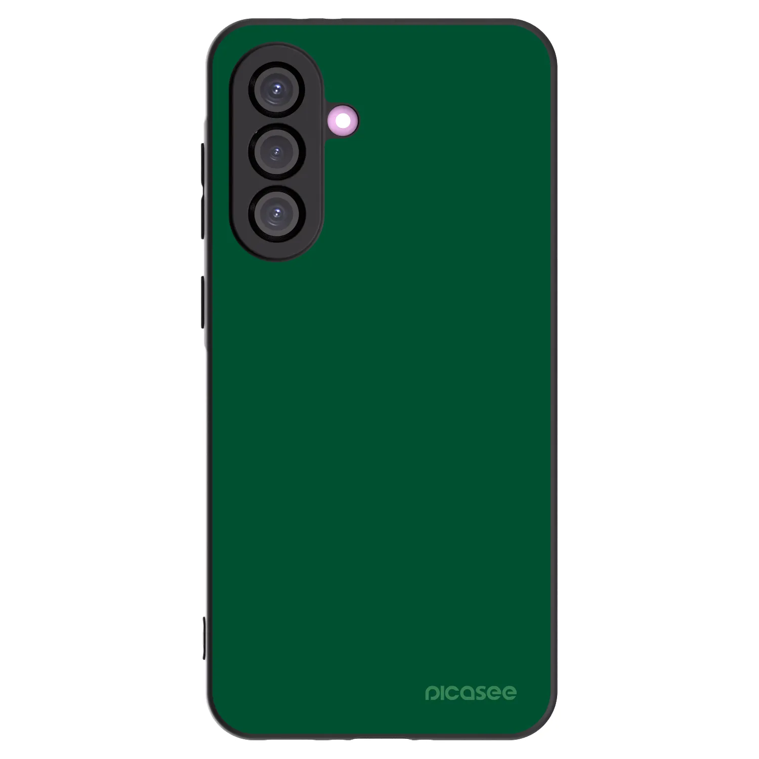 Picasee Μαύρη θήκη σιλικόνης για Samsung Galaxy A56 5G A566B - Green Gleam