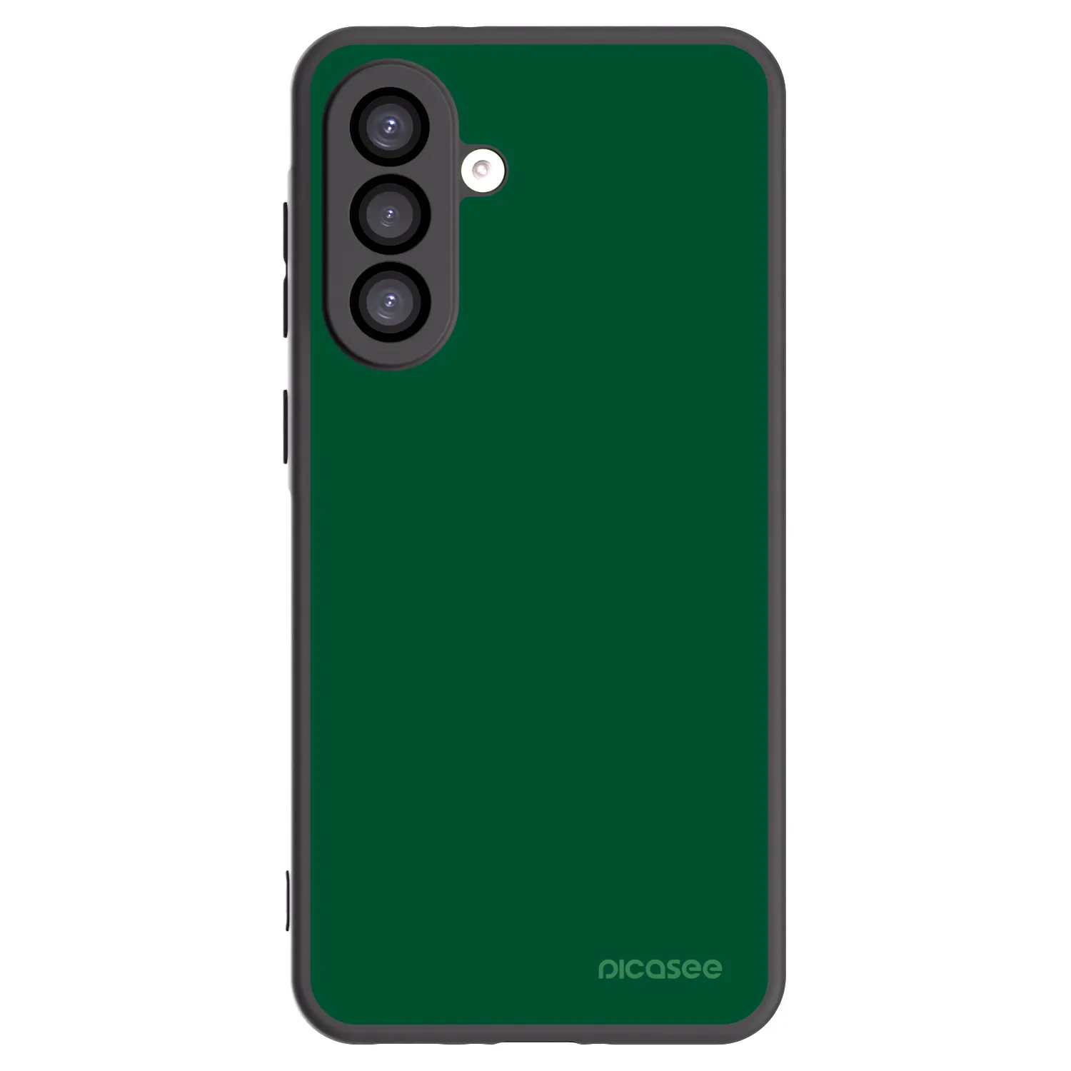 Picasee Μαύρη θήκη σιλικόνης για Samsung Galaxy A26 5G A266B - Green Gleam