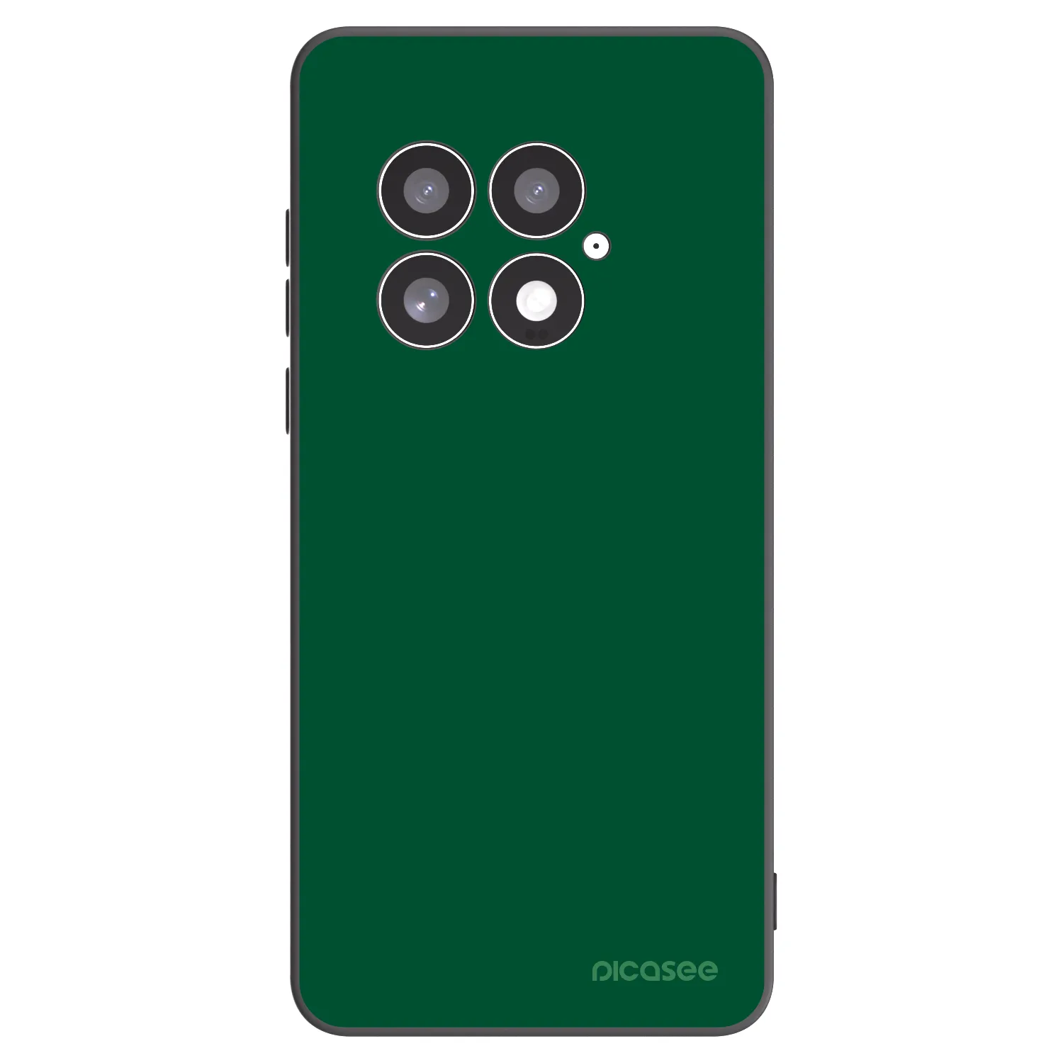 Picasee Μαύρη θήκη σιλικόνης για OnePlus 13 5G - Green Gleam
