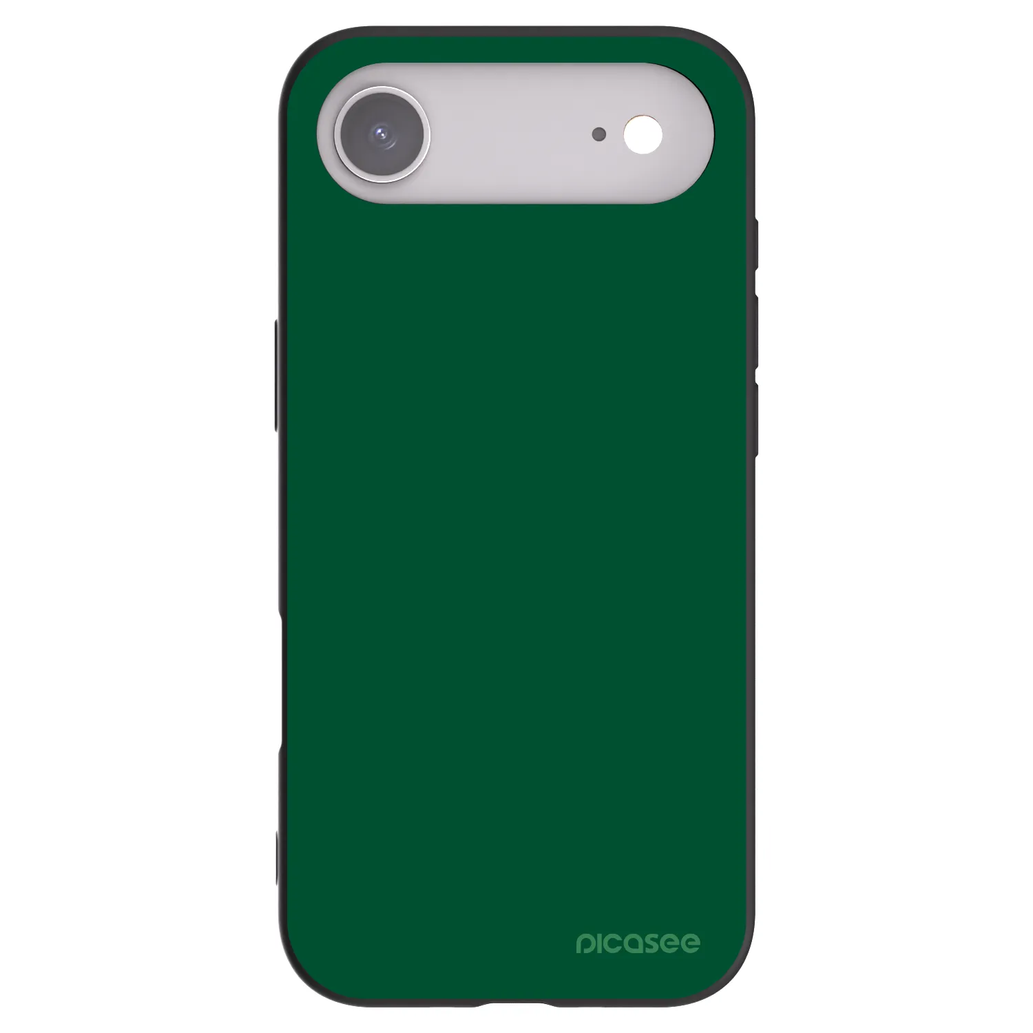 Picasee Μαύρη θήκη σιλικόνης για Apple iPhone Air - Green Gleam