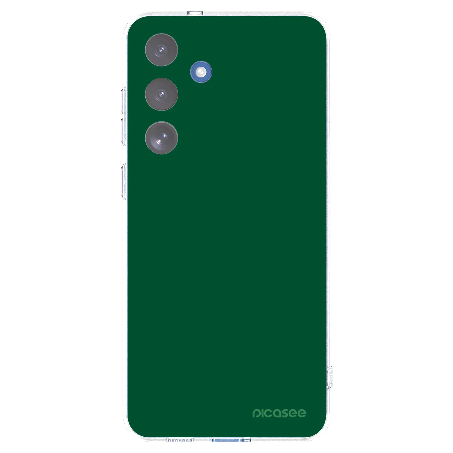 Picasee διαφανής θήκη σιλικόνης Samsung Galaxy S25 FE 5G - Green Gleam