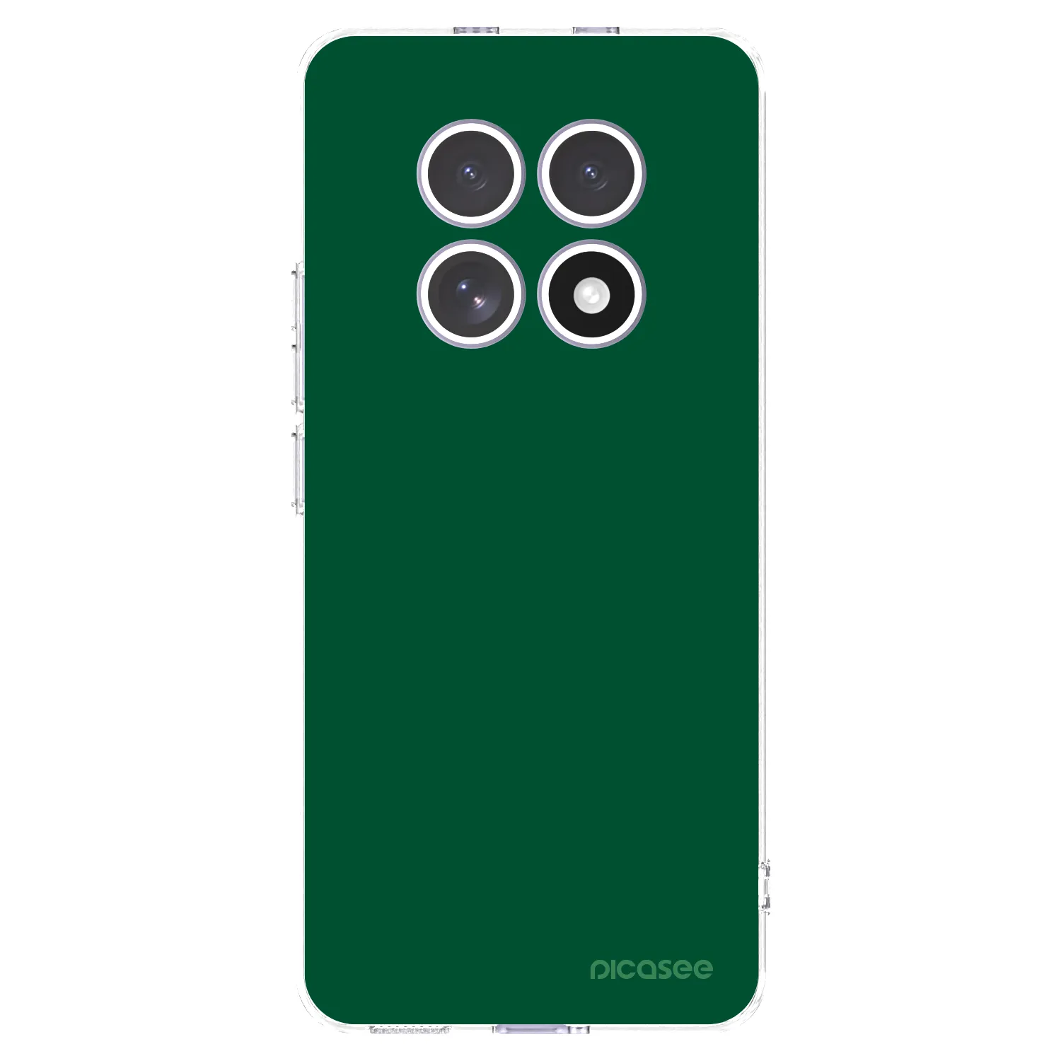 Picasee διαφανής θήκη σιλικόνης Xiaomi Redmi Note 15 - Green Gleam