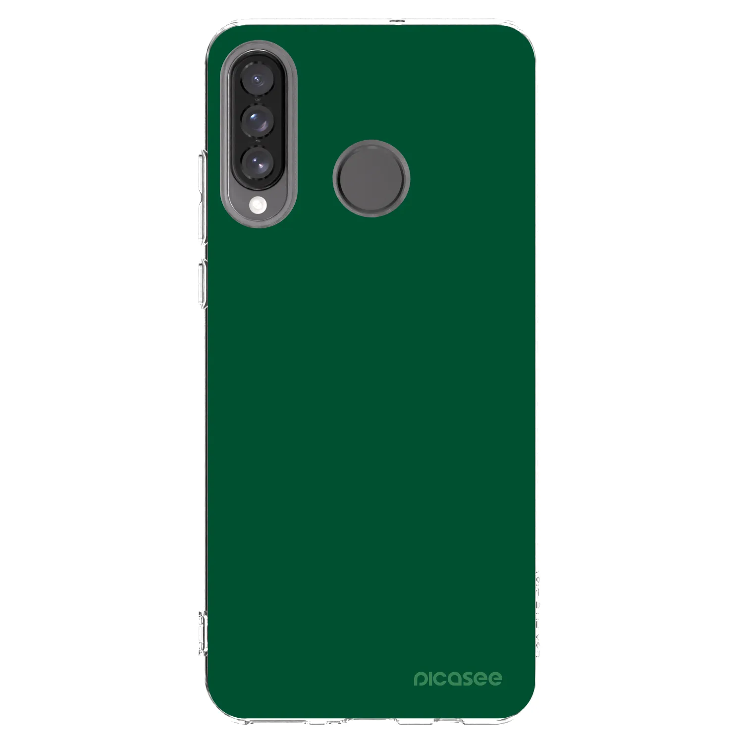 Picasee διαφανής θήκη σιλικόνης Huawei P30 Lite - Green Gleam