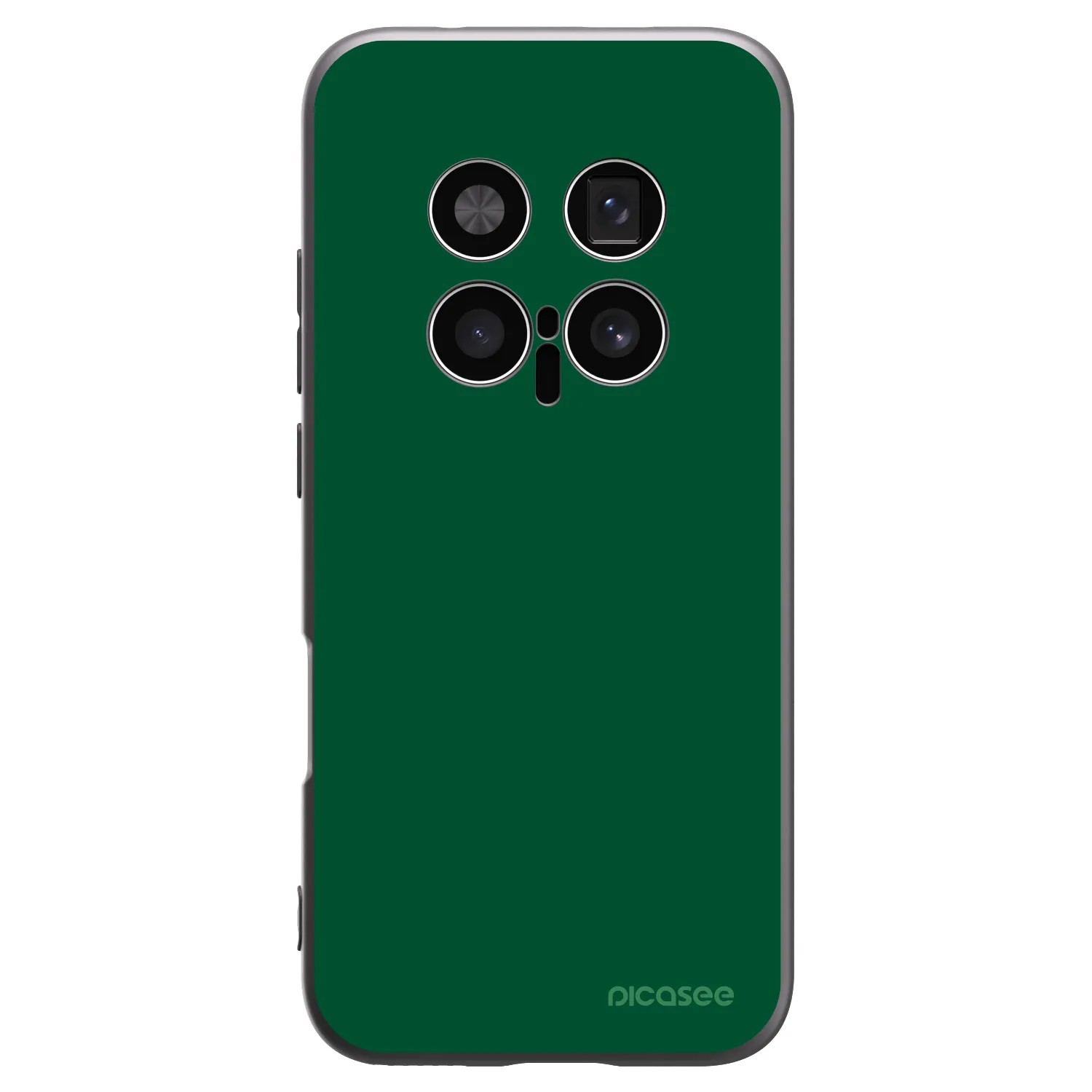 Picasee Μαύρη θήκη σιλικόνης για Honor Magic8 Pro 5G - Green Gleam