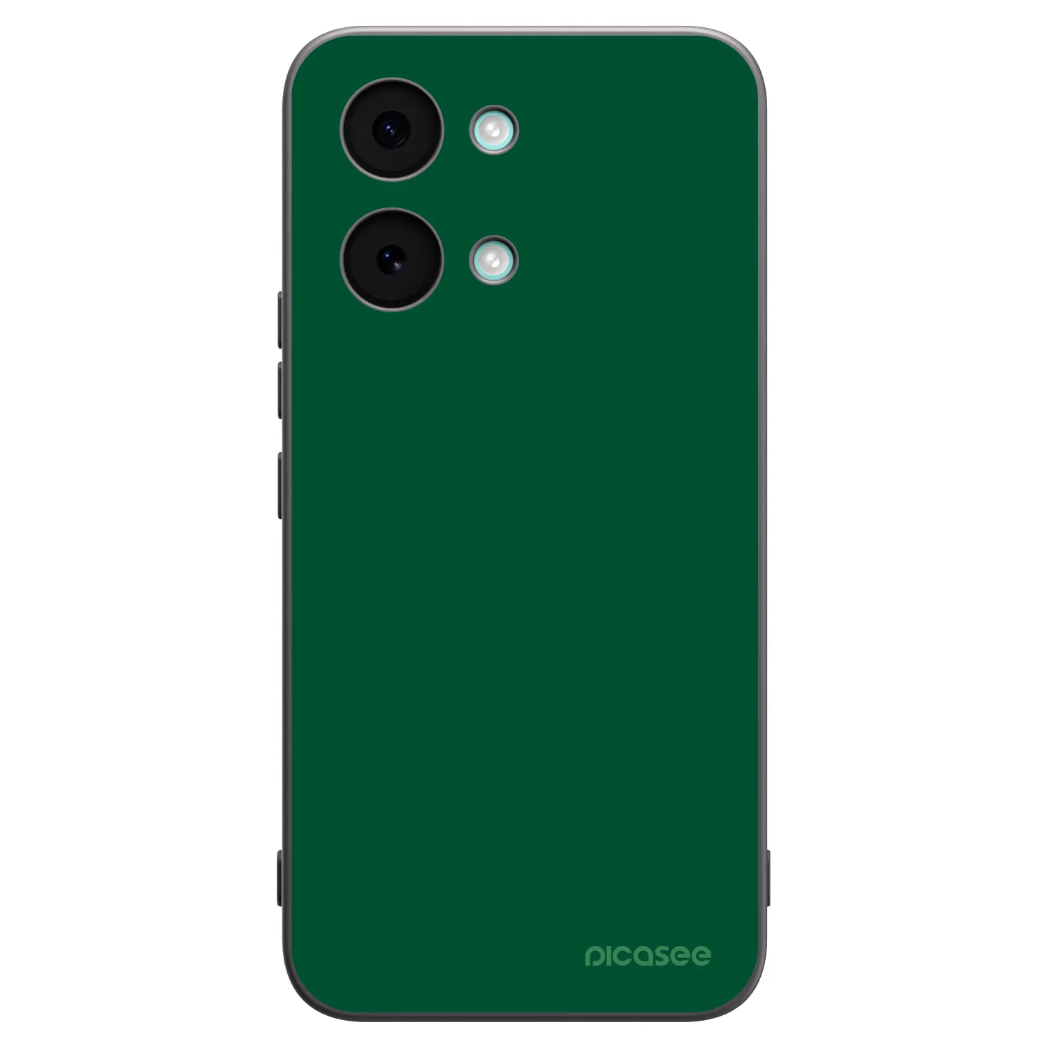 Picasee Μαύρη θήκη σιλικόνης για Xiaomi Poco X8 Pro Max - Green Gleam