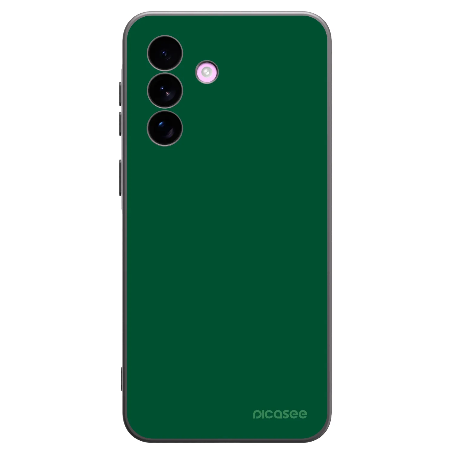 Picasee Μαύρη θήκη σιλικόνης για Samsung Galaxy A57 5G - Green Gleam