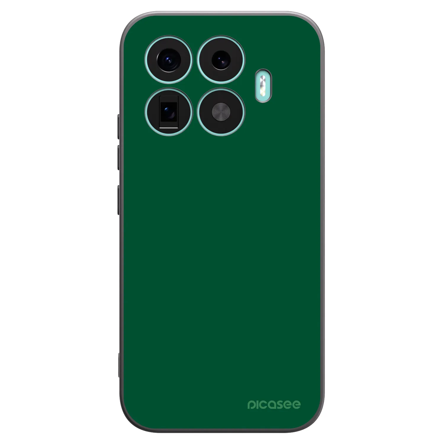 Picasee Μαύρη θήκη σιλικόνης για Xiaomi 17T - Green Gleam