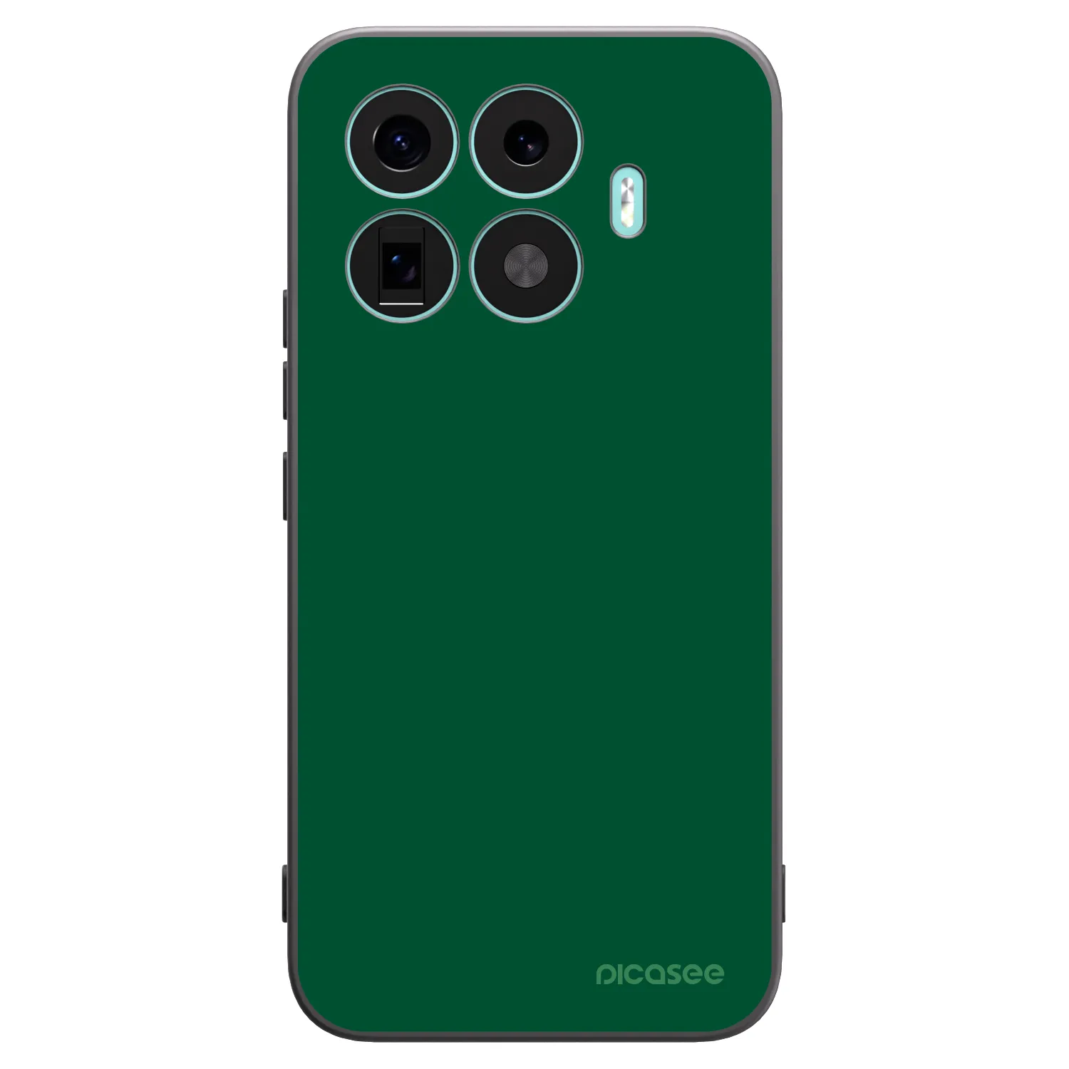 Picasee Μαύρη θήκη σιλικόνης για Xiaomi 17T Pro - Green Gleam