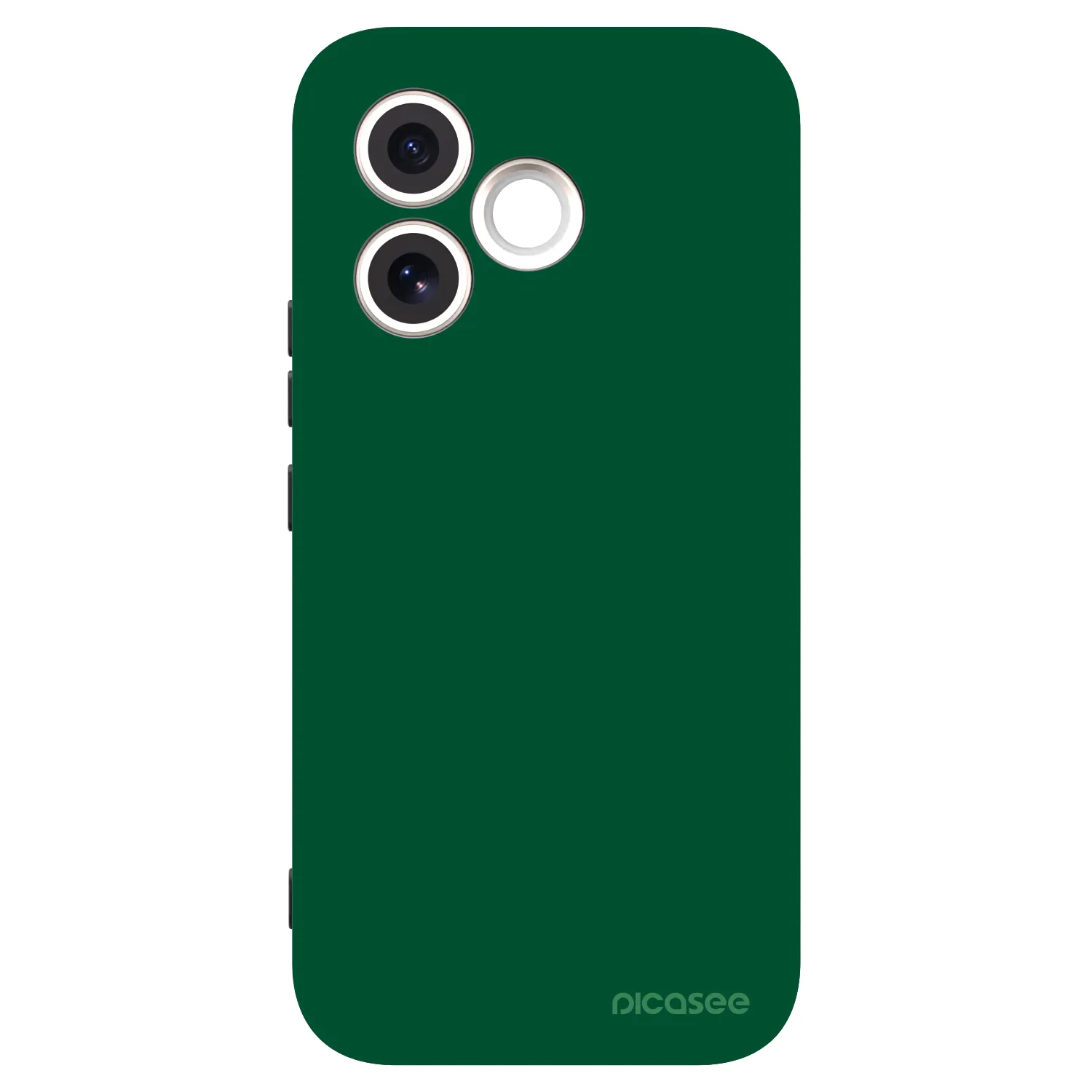 Picasee Μαύρη θήκη σιλικόνης για Honor 600 Lite - Green Gleam