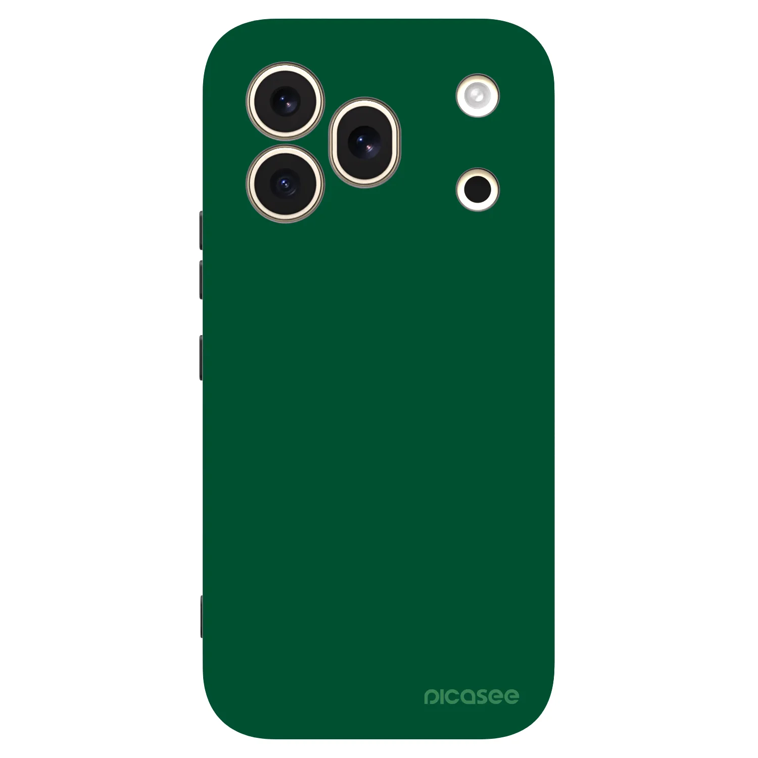 Picasee Μαύρη θήκη σιλικόνης για Honor 600 Pro - Green Gleam