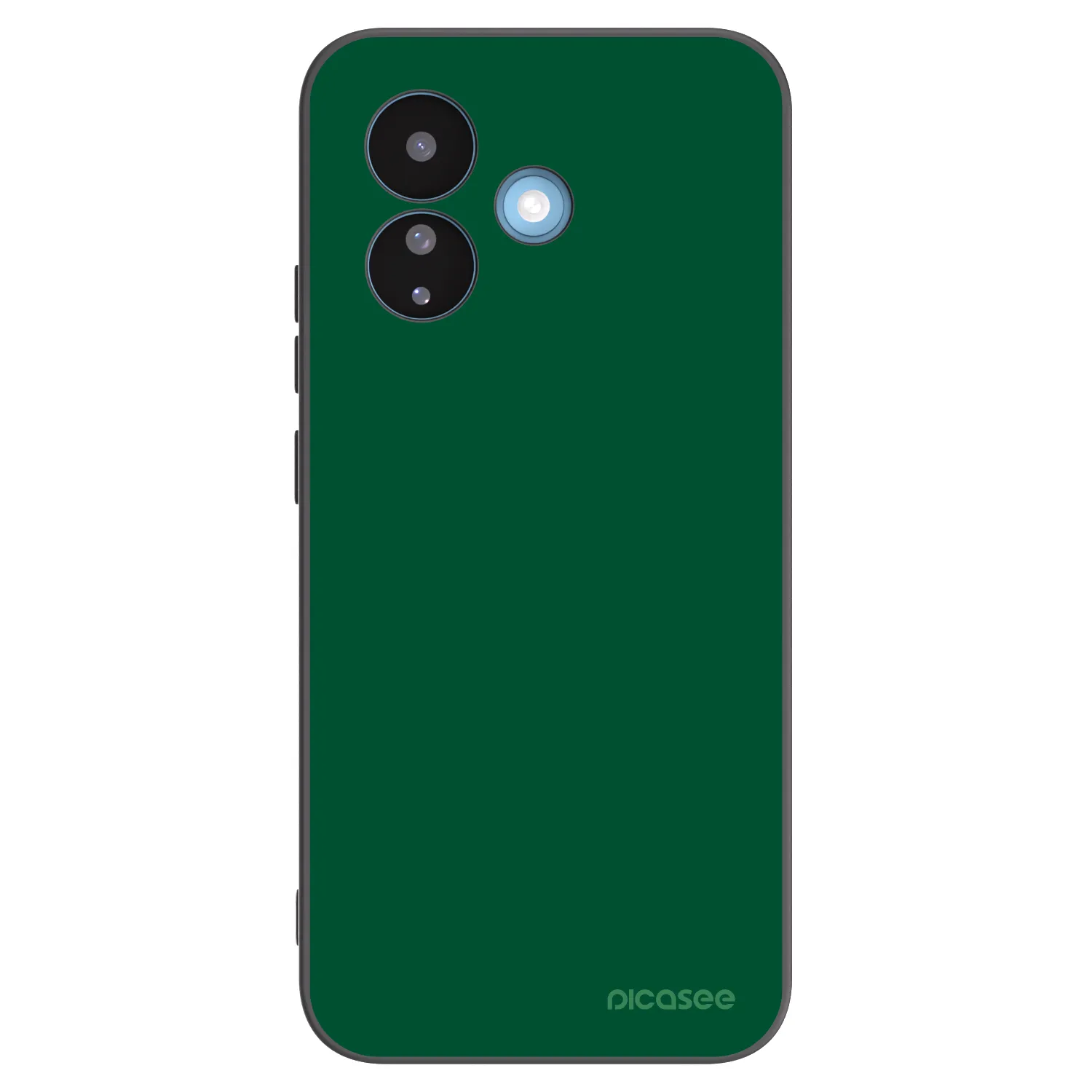 Picasee Μαύρη θήκη σιλικόνης για Xiaomi Redmi Note 17 Pro 5G - Green Gleam