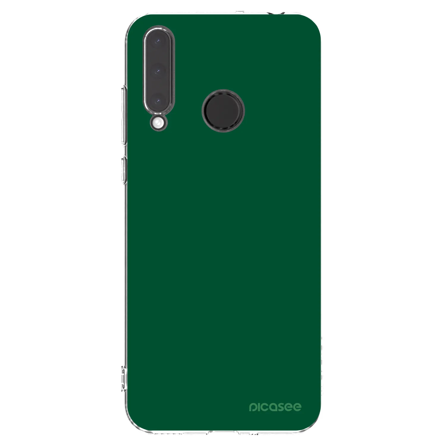 Picasee διαφανής θήκη σιλικόνης Honor 20 Lite - Green Gleam