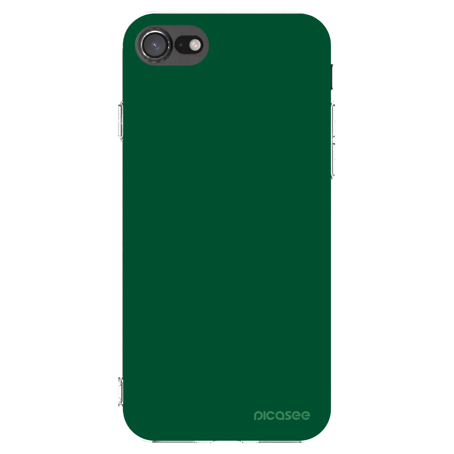 Picasee διαφανής θήκη σιλικόνης Apple iPhone 8 - Green Gleam