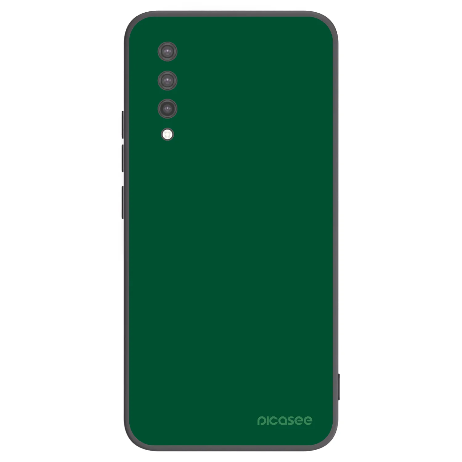 Picasee Μαύρη θήκη σιλικόνης για Xiaomi Mi 9 Lite - Green Gleam