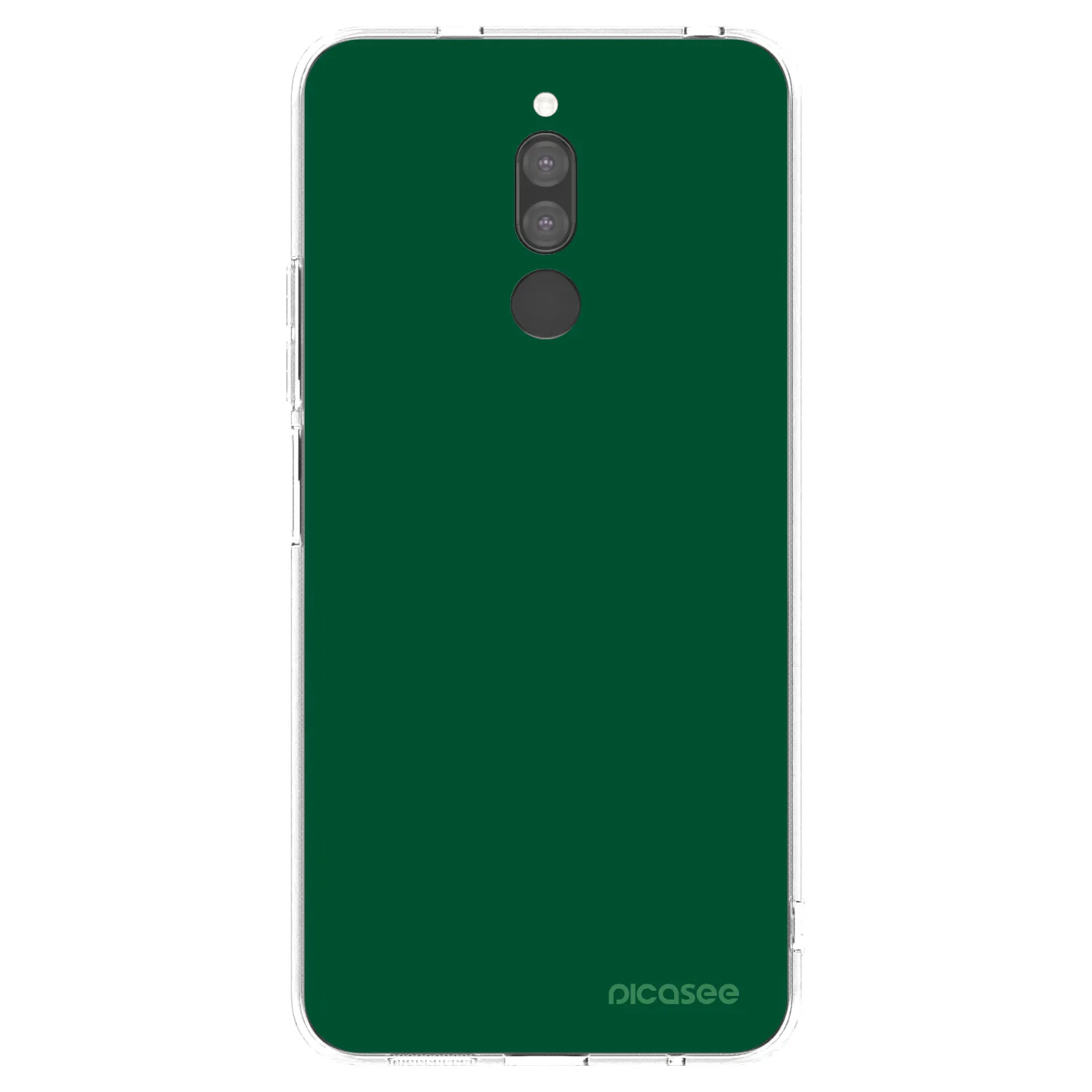 Picasee διαφανής θήκη σιλικόνης Xiaomi Redmi 8 - Green Gleam