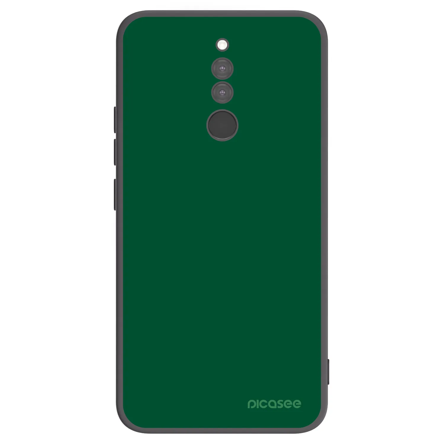 Picasee Μαύρη θήκη σιλικόνης για Xiaomi Redmi 8 - Green Gleam