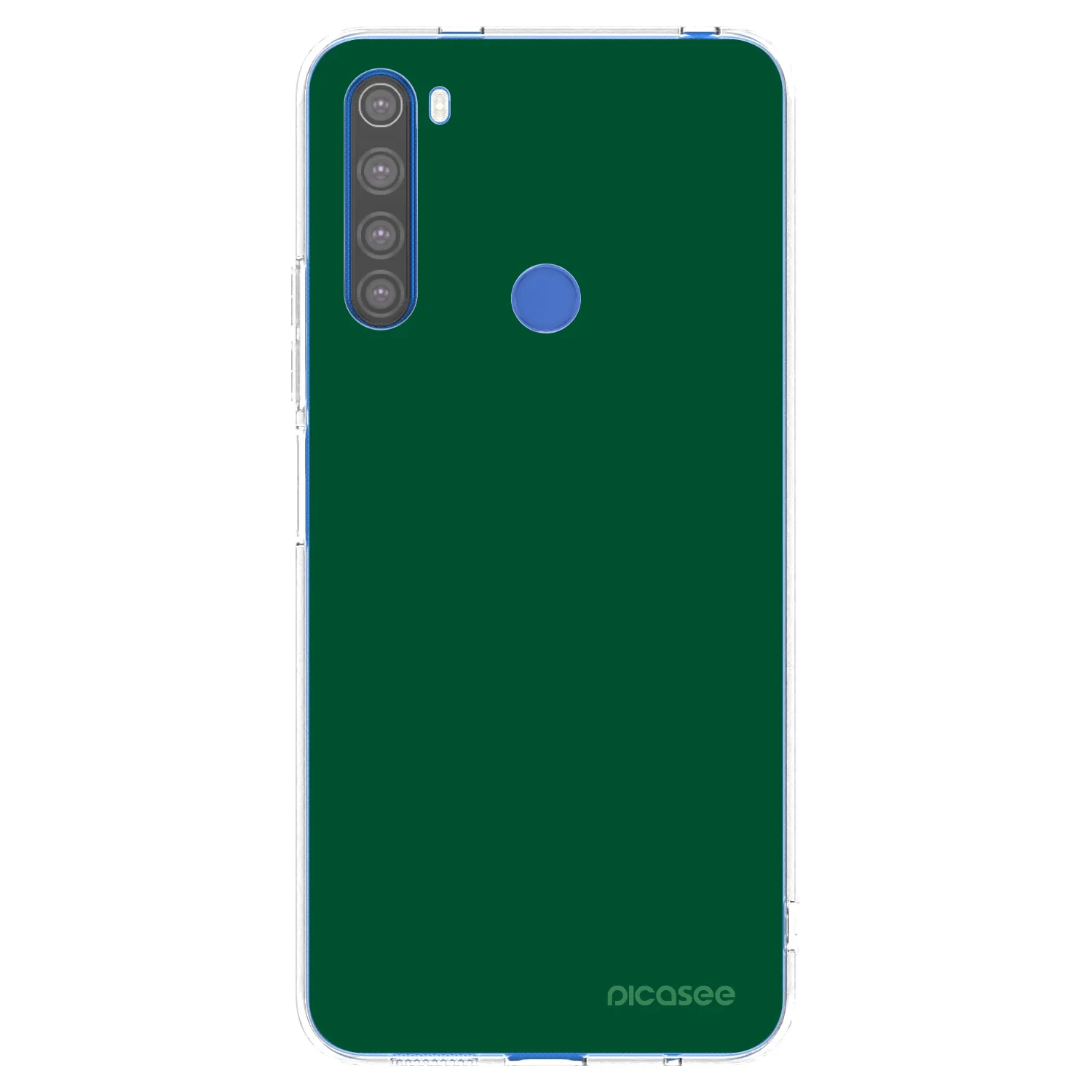 Picasee διαφανής θήκη σιλικόνης Xiaomi Redmi Note 8T - Green Gleam