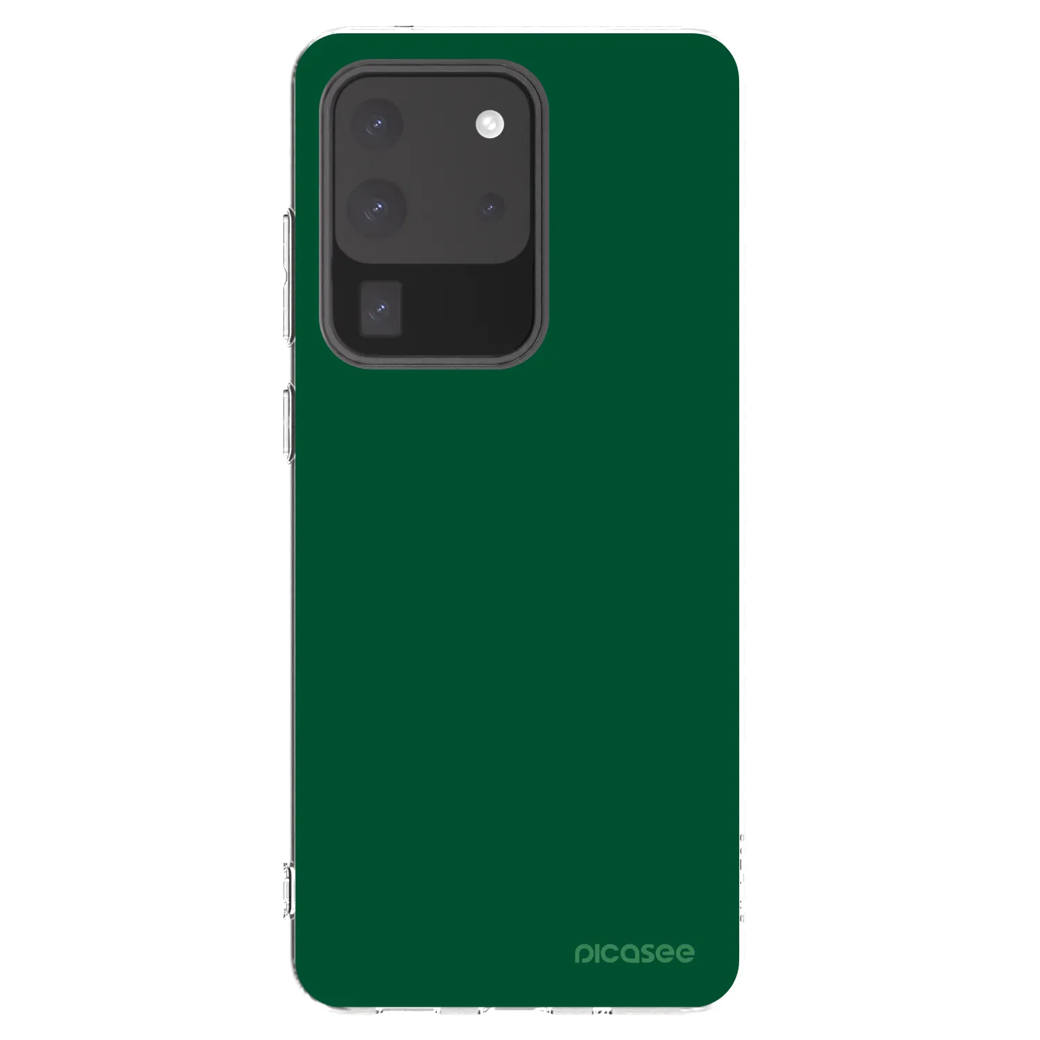 Picasee διαφανής θήκη σιλικόνης Samsung Galaxy S20 Ultra 5G G988F - Green Gleam