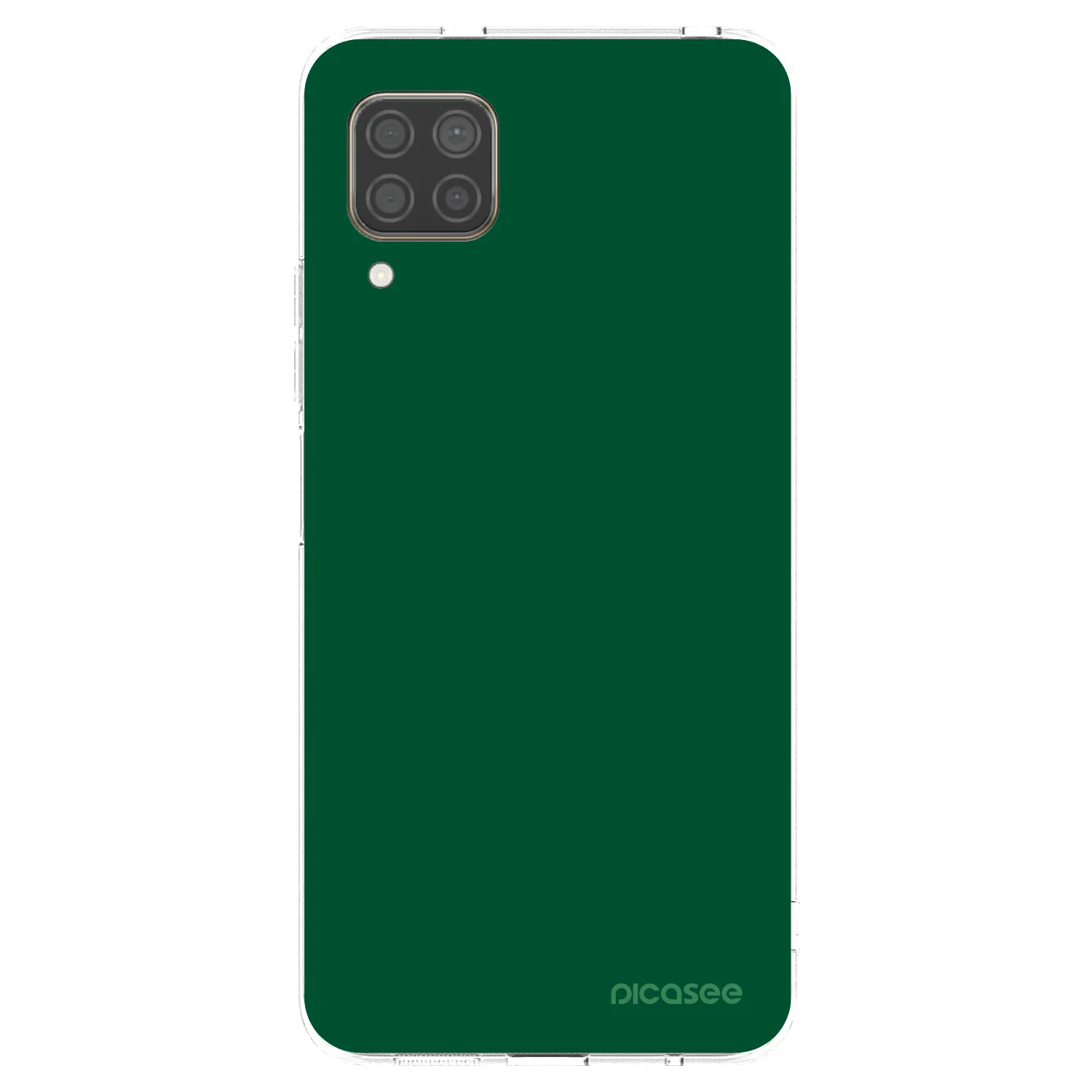 Picasee διαφανής θήκη σιλικόνης Huawei P40 Lite - Green Gleam