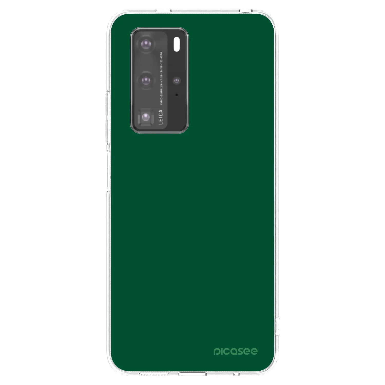 Picasee διαφανής θήκη σιλικόνης Huawei P40 Pro - Green Gleam