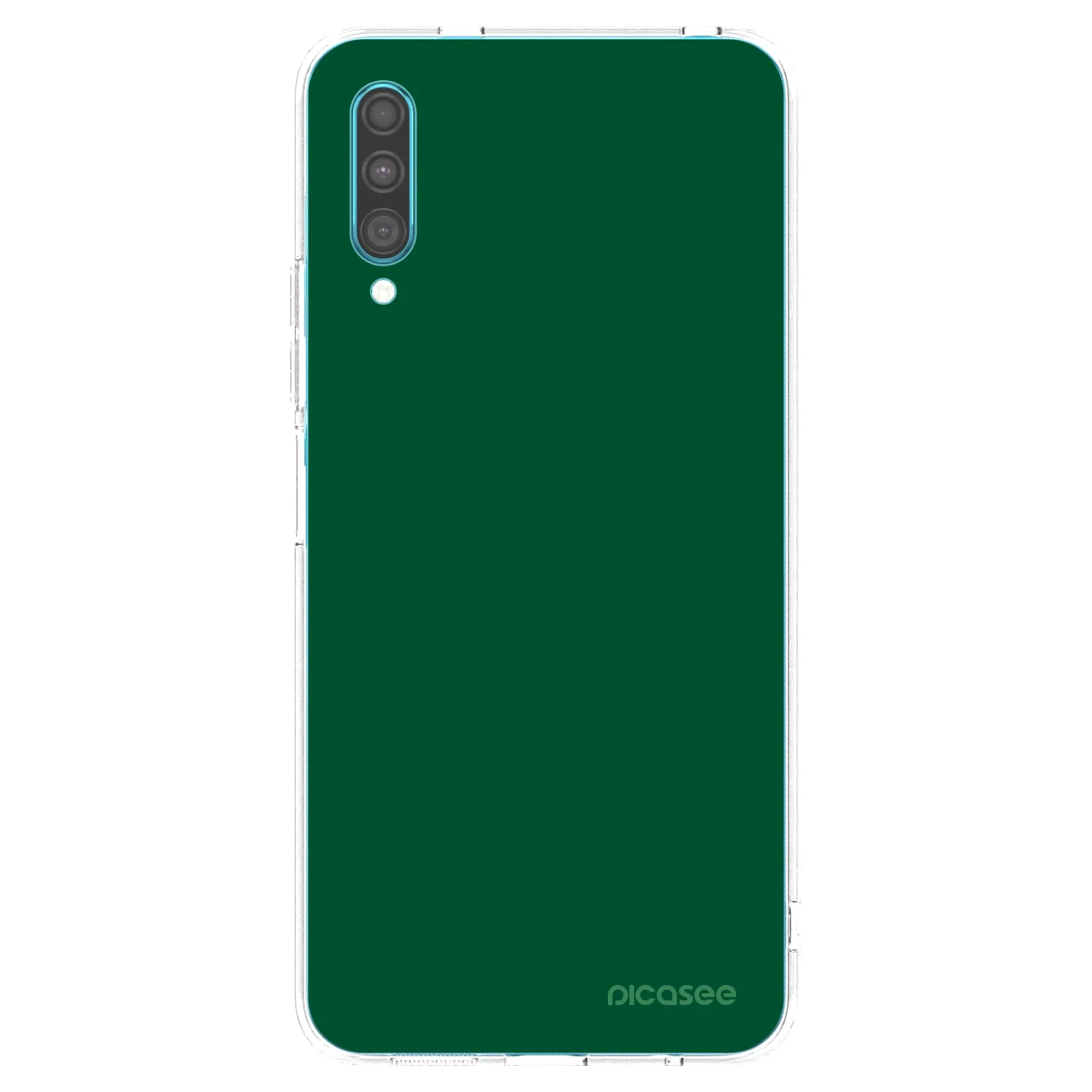 Picasee διαφανής θήκη σιλικόνης Samsung Galaxy A30s A307F - Green Gleam