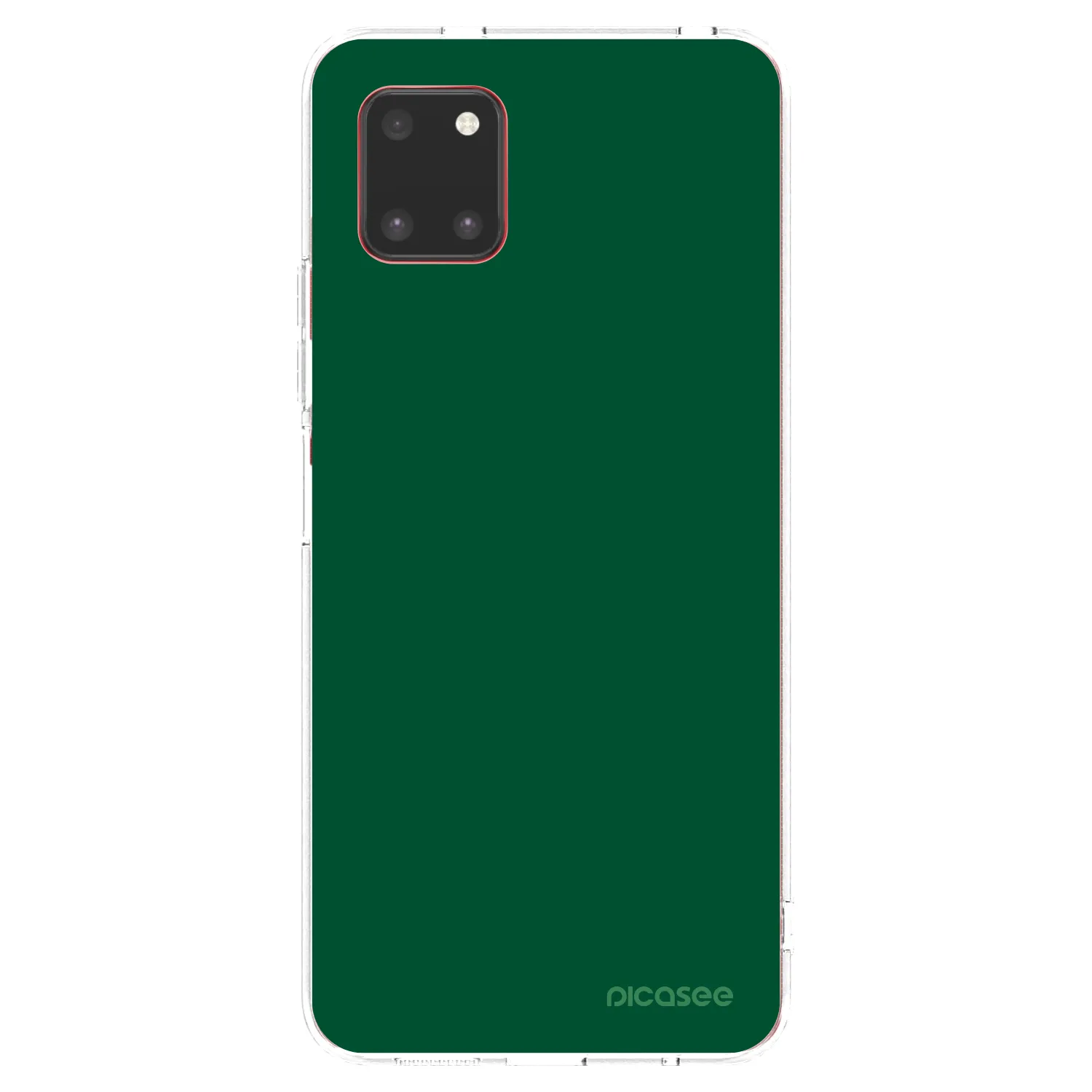 Picasee διαφανής θήκη σιλικόνης Samsung Galaxy Note 10 Lite N770F - Green Gleam