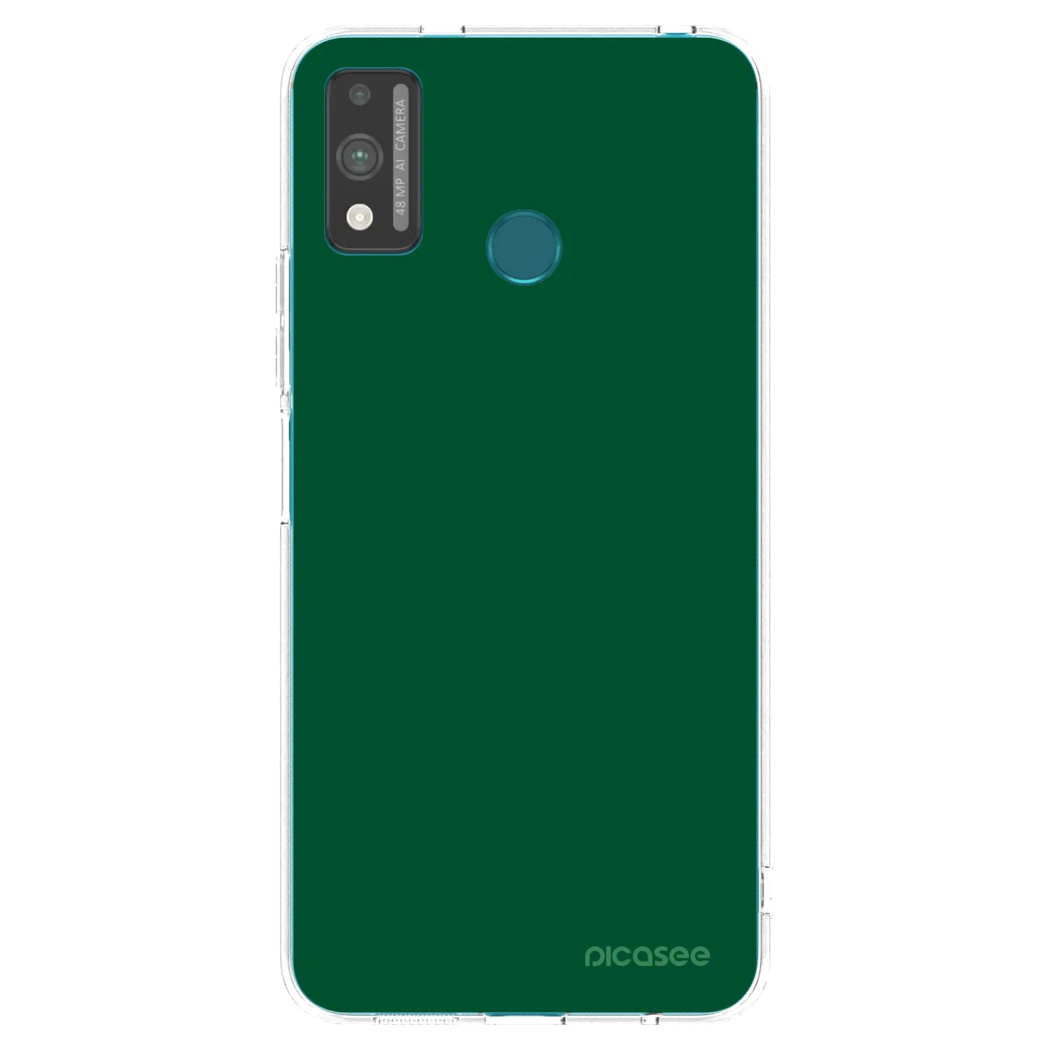 Picasee διαφανής θήκη σιλικόνης Honor 9X Lite - Green Gleam