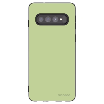 Picasee Μαύρη θήκη σιλικόνης για Samsung Galaxy S10 G973 - Heavenly Hints