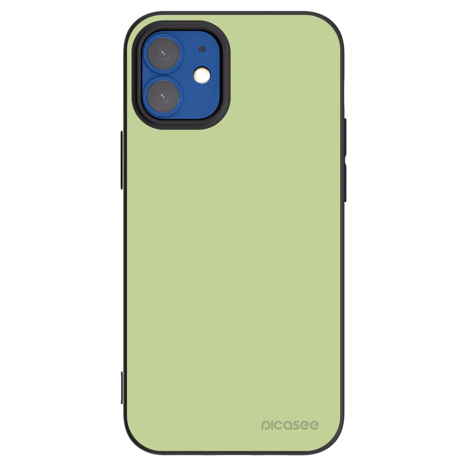 Picasee Μαύρη θήκη σιλικόνης για Apple iPhone 12 mini - Heavenly Hints