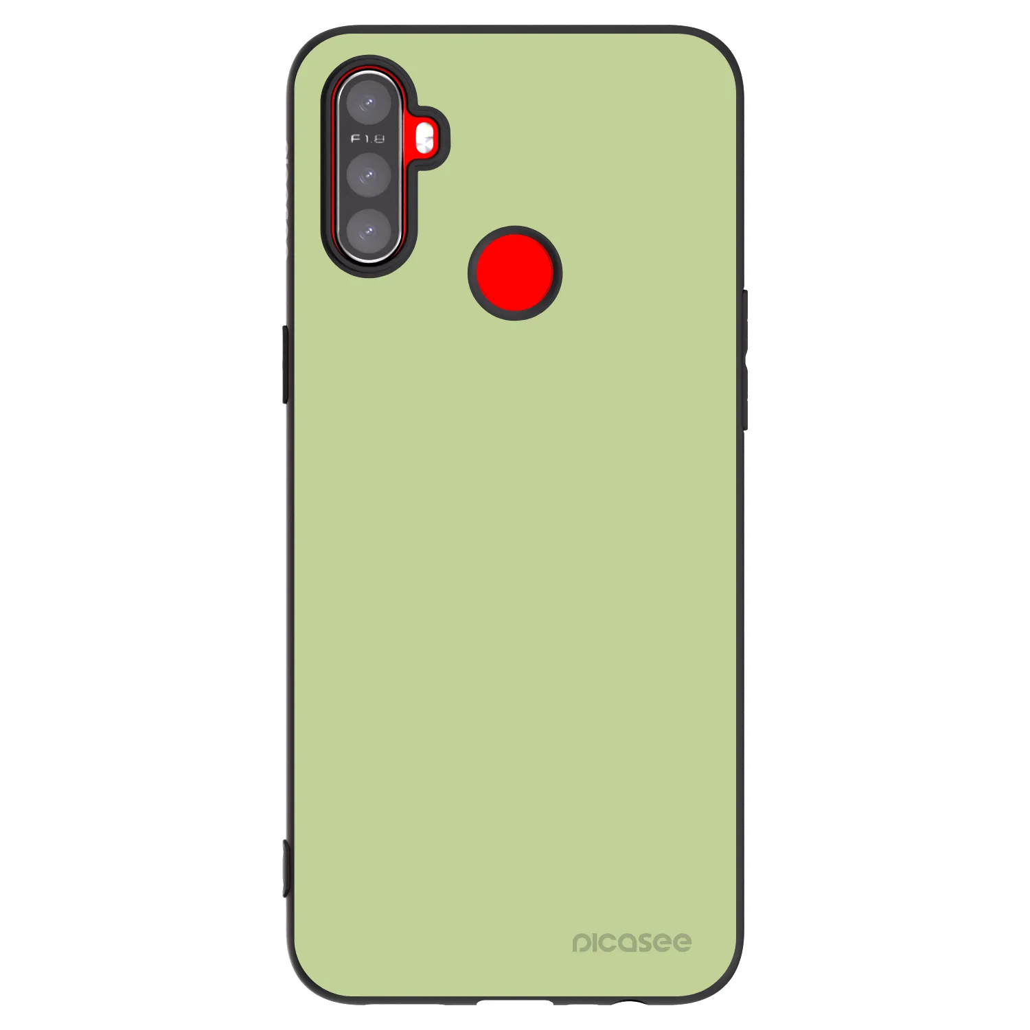 Picasee Μαύρη θήκη σιλικόνης για Realme C3 - Heavenly Hints