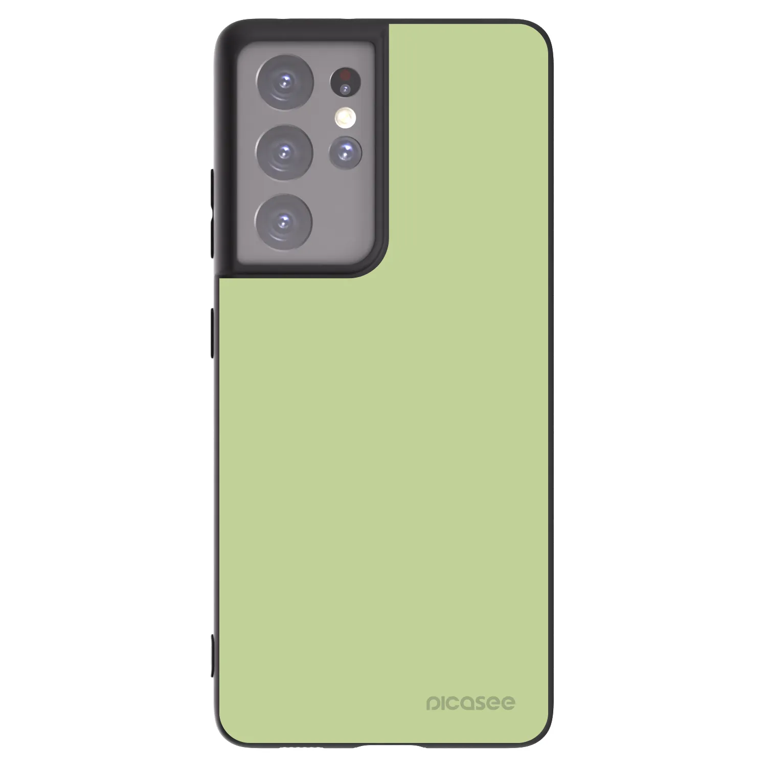 Picasee Μαύρη θήκη σιλικόνης για Samsung Galaxy S21 Ultra 5G G998B - Heavenly Hints