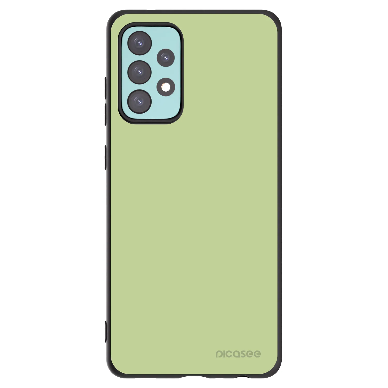 Picasee Μαύρη θήκη σιλικόνης για Samsung Galaxy A72 A725F - Heavenly Hints