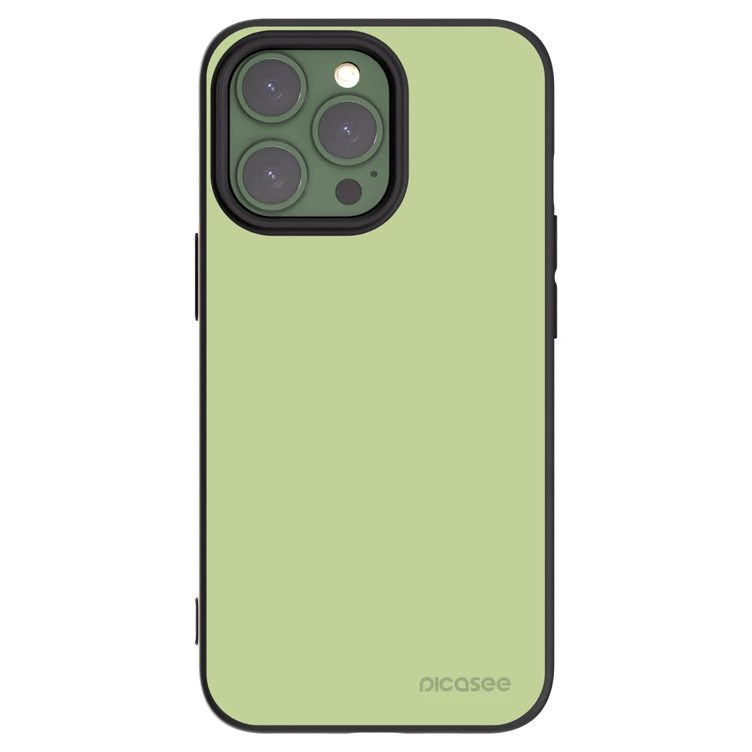 Picasee Μαύρη θήκη σιλικόνης για Apple iPhone 13 Pro - Heavenly Hints
