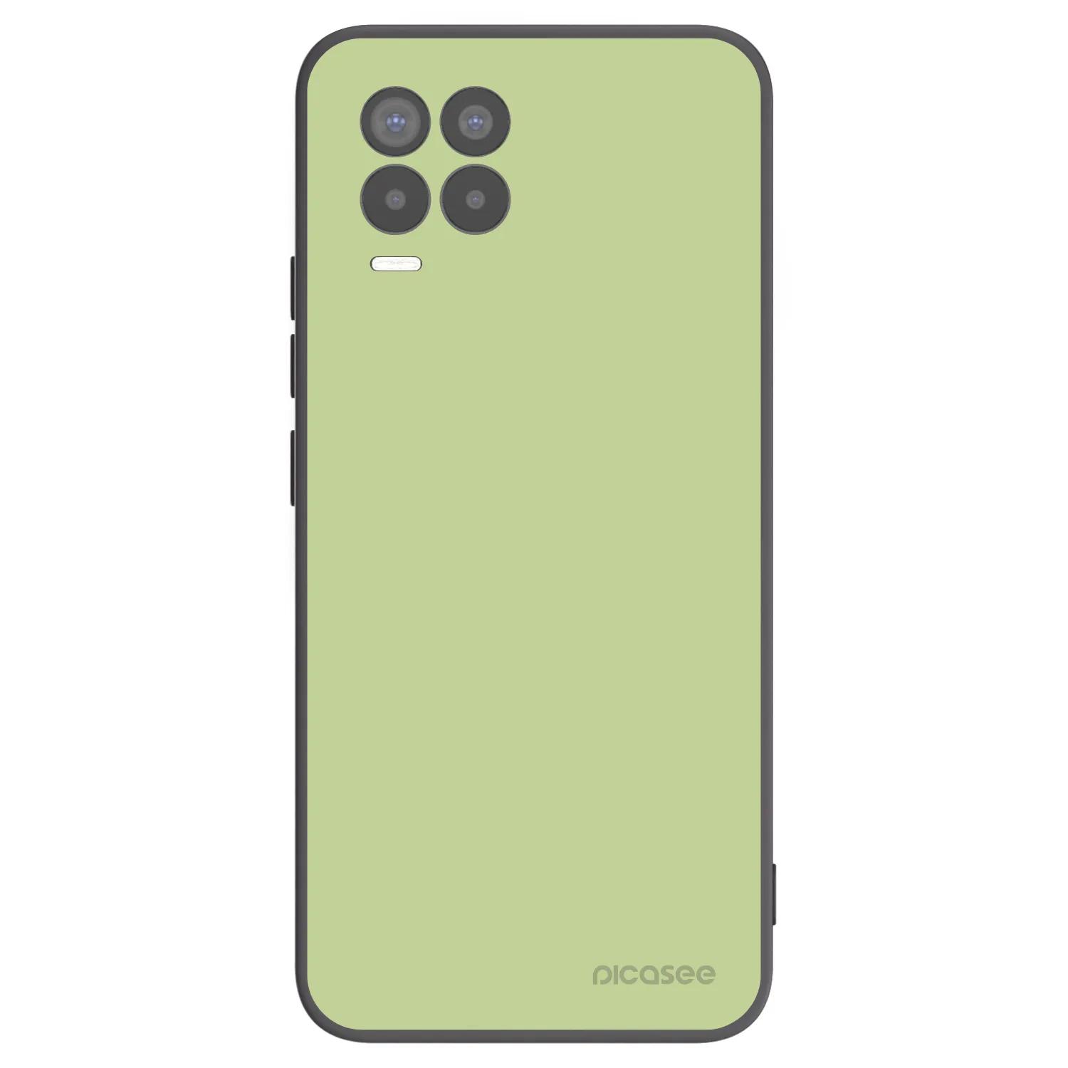 Picasee Μαύρη θήκη σιλικόνης για Realme 8 Pro - Heavenly Hints
