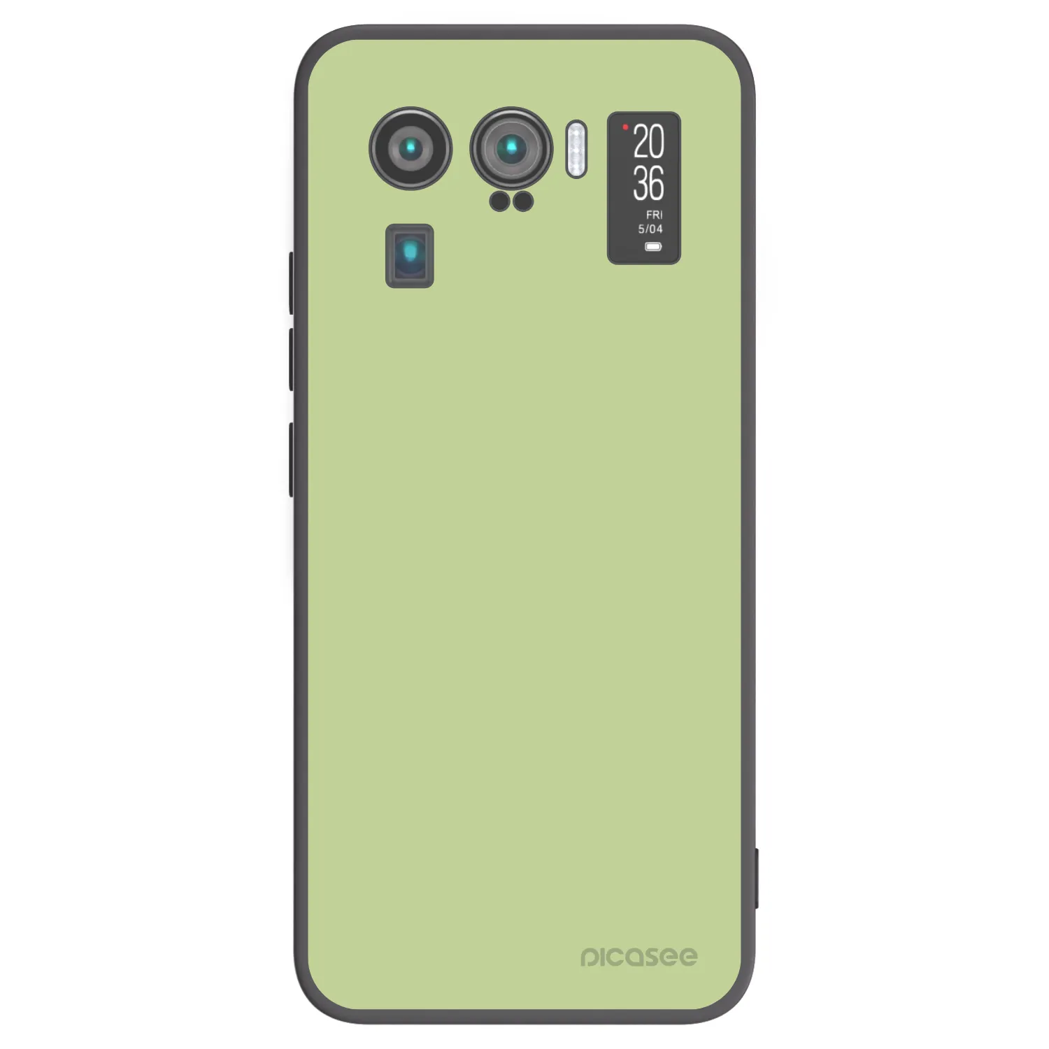 Picasee Μαύρη θήκη σιλικόνης για Xiaomi Mi 11 Ultra - Heavenly Hints