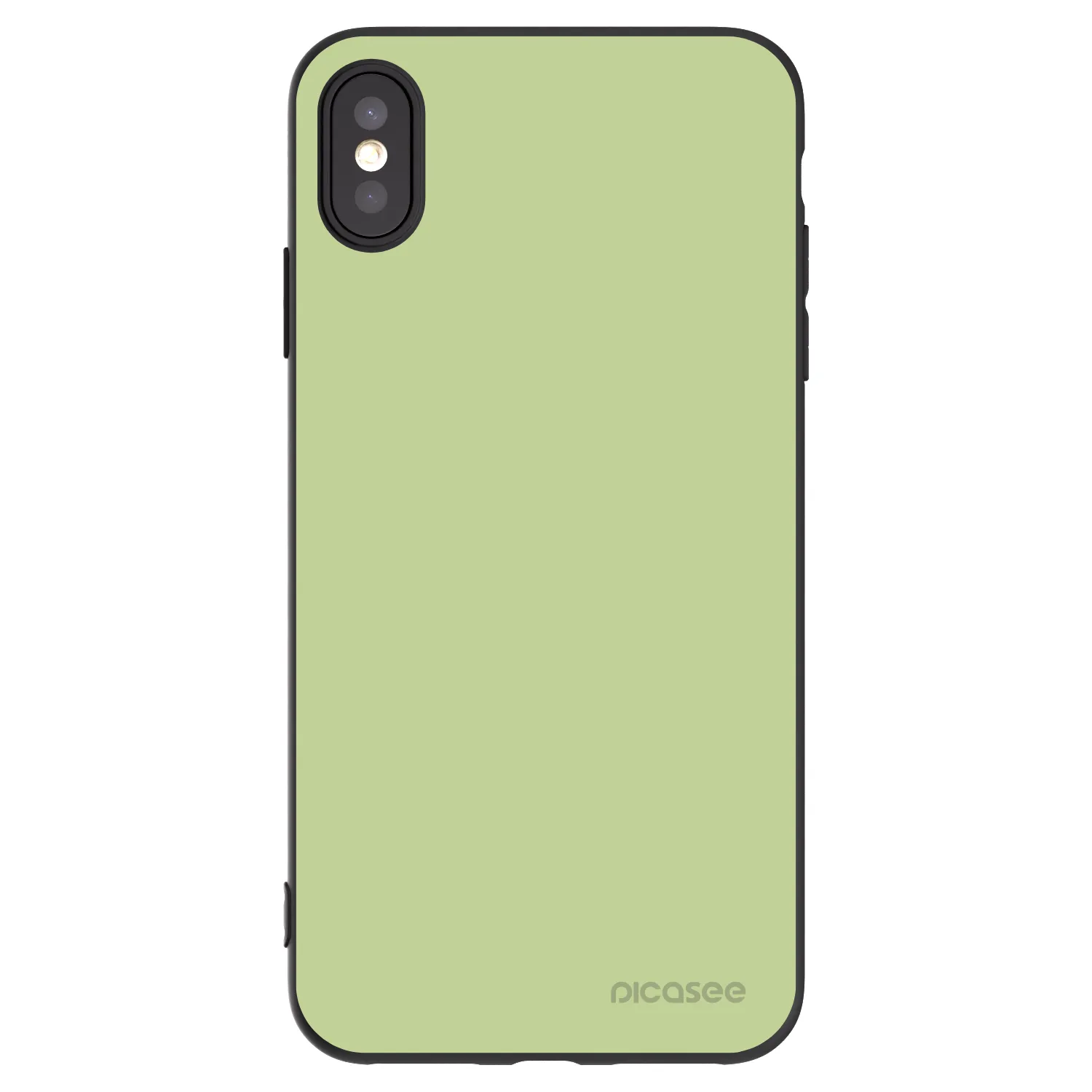 Picasee Μαύρη θήκη σιλικόνης για Apple iPhone XS Max - Heavenly Hints