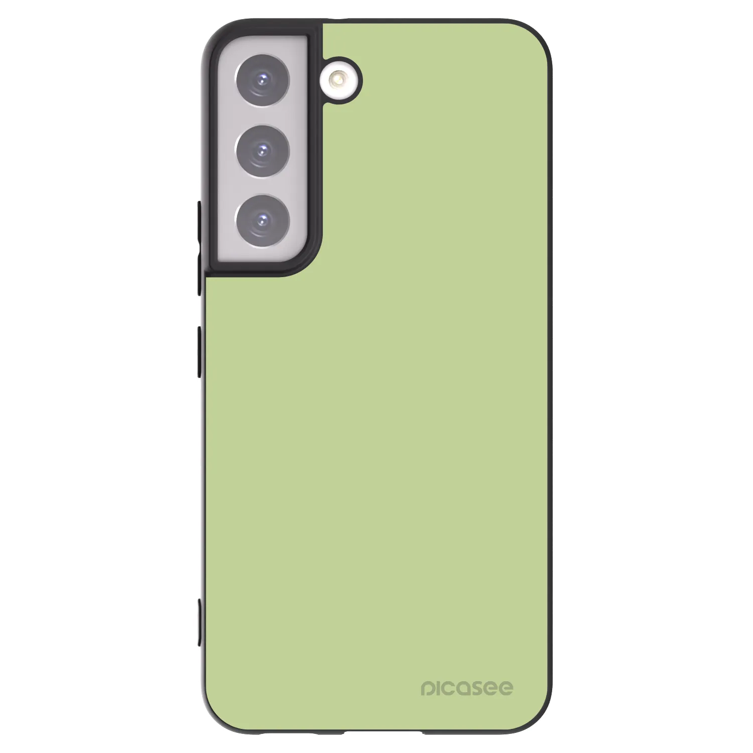 Picasee Μαύρη θήκη σιλικόνης για Samsung Galaxy S22 5G - Heavenly Hints