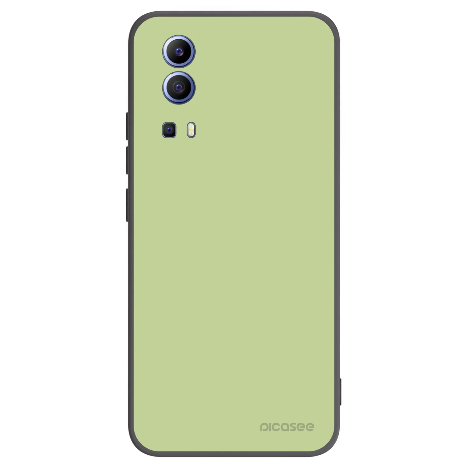 Picasee Μαύρη θήκη σιλικόνης για Vivo Y52 5G - Heavenly Hints