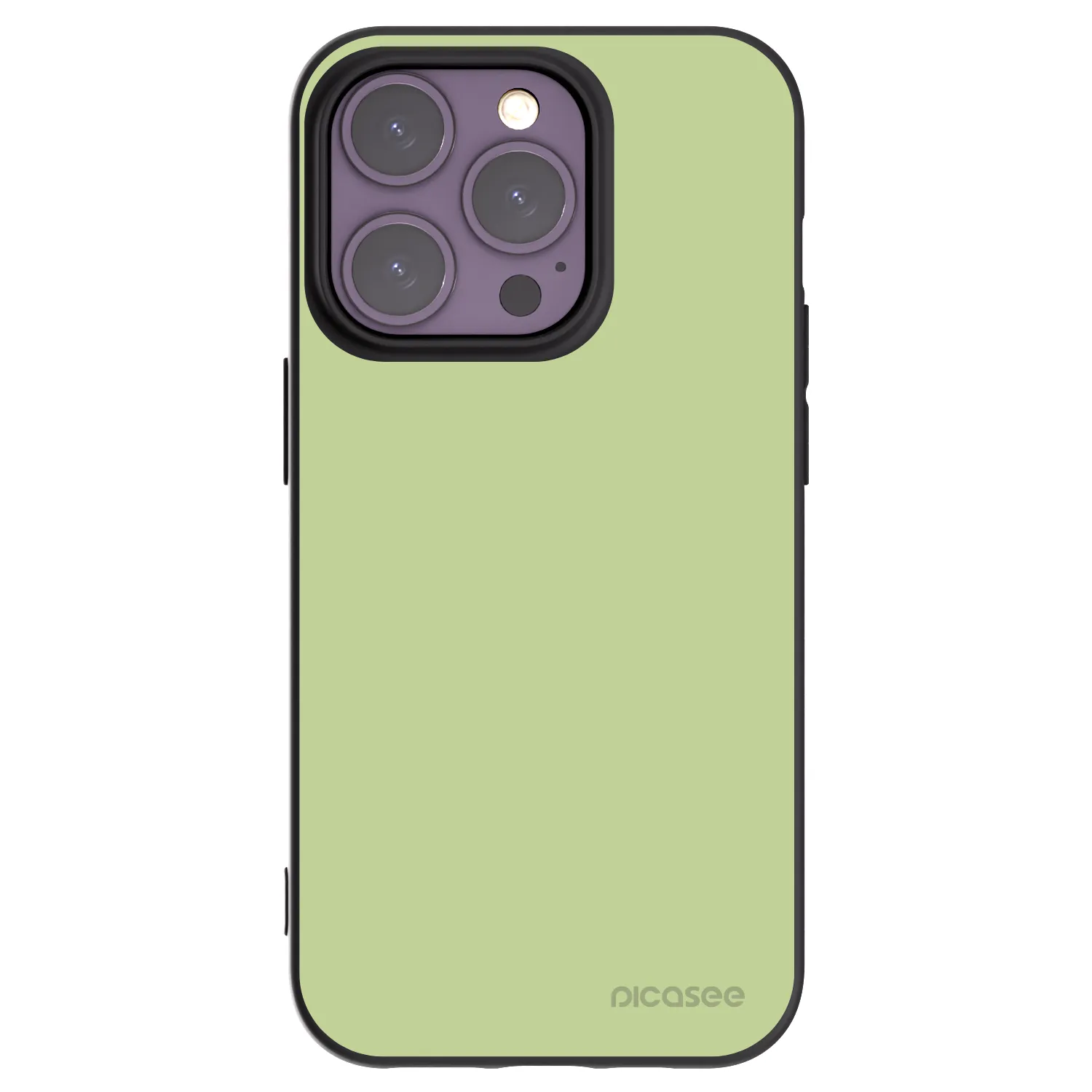 Picasee Μαύρη θήκη σιλικόνης για Apple iPhone 14 Pro - Heavenly Hints