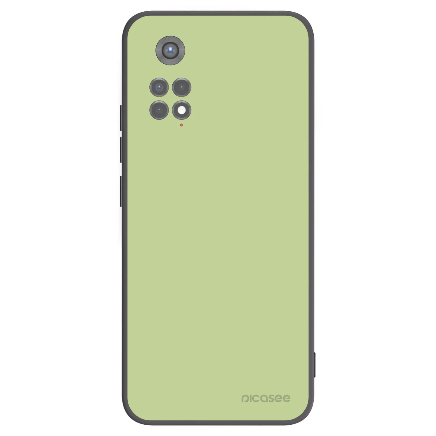 Picasee Μαύρη θήκη σιλικόνης για Xiaomi Redmi Note 11S 5G - Heavenly Hints