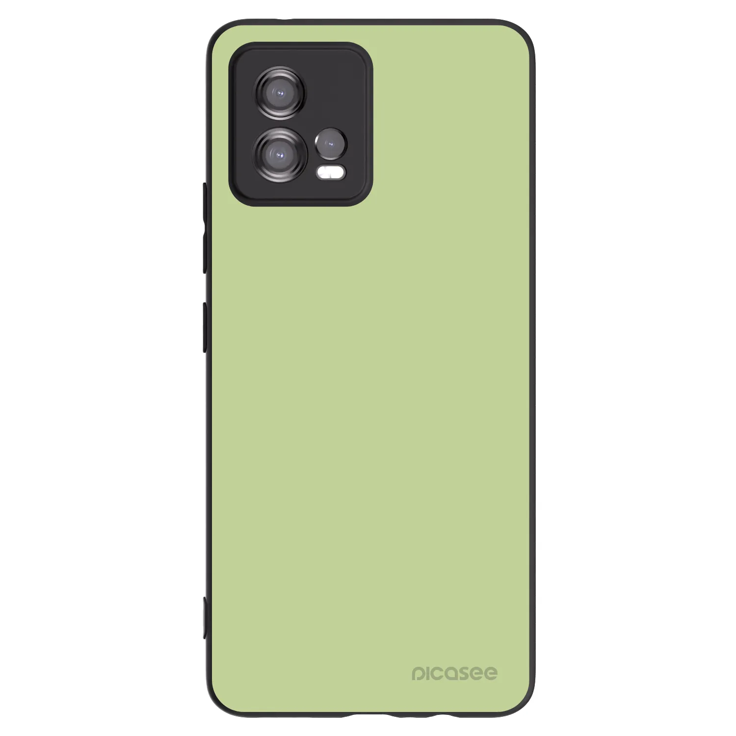 Picasee Μαύρη θήκη σιλικόνης για Motorola Moto G72 - Heavenly Hints