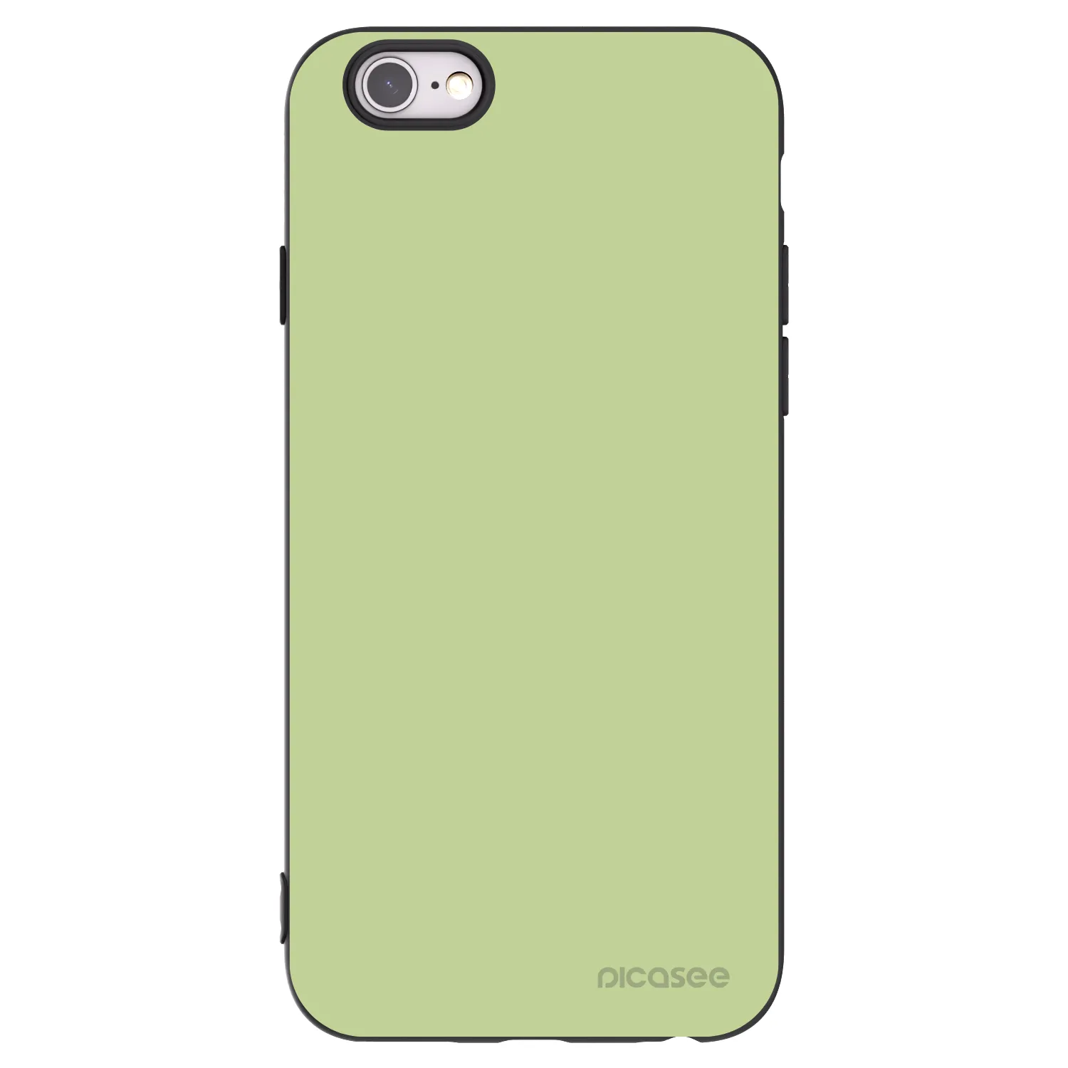 Picasee Μαύρη θήκη σιλικόνης για Apple iPhone 6/6S - Heavenly Hints