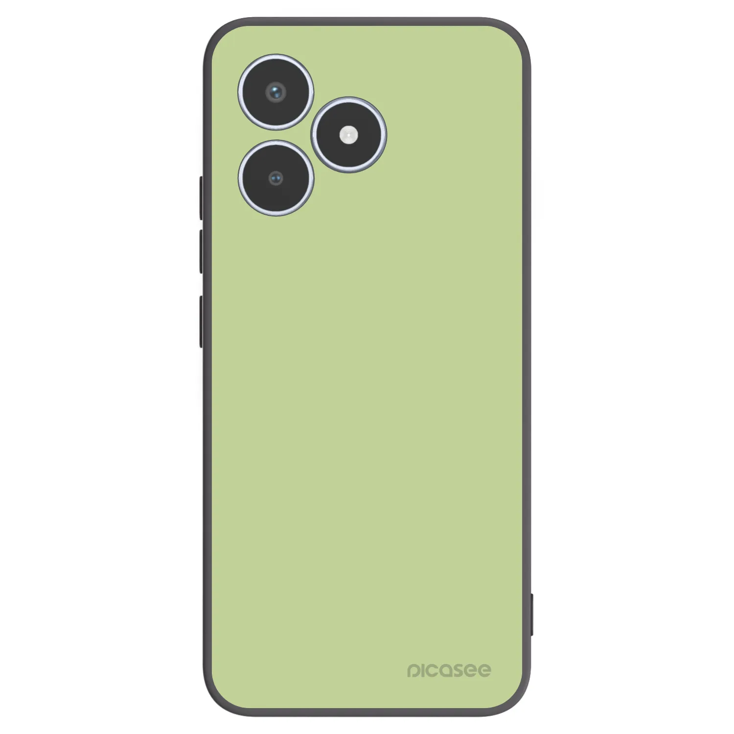 Picasee Μαύρη θήκη σιλικόνης για Realme C53 - Heavenly Hints