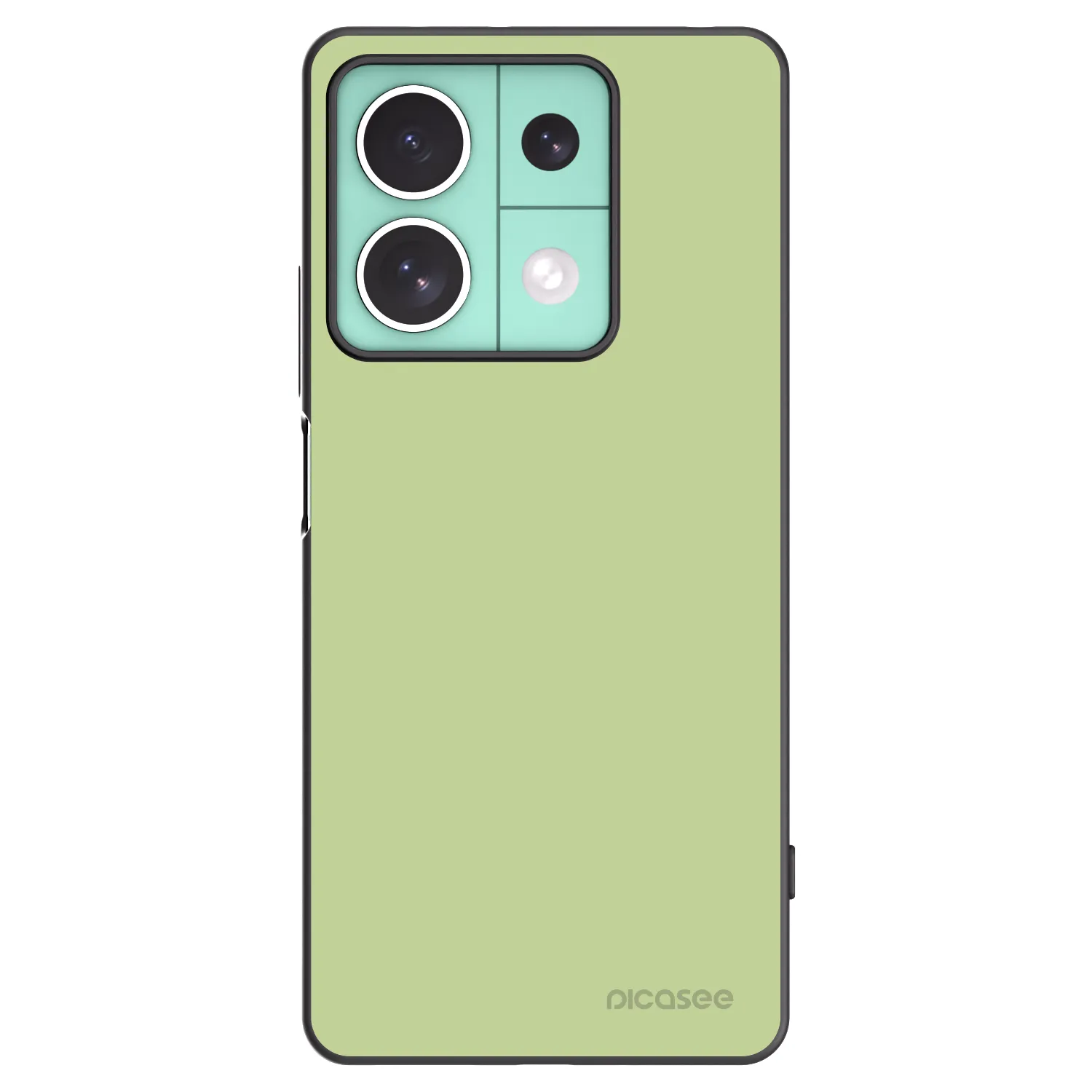 Picasee Μαύρη θήκη σιλικόνης για Xiaomi Redmi Note 13 5G - Heavenly Hints