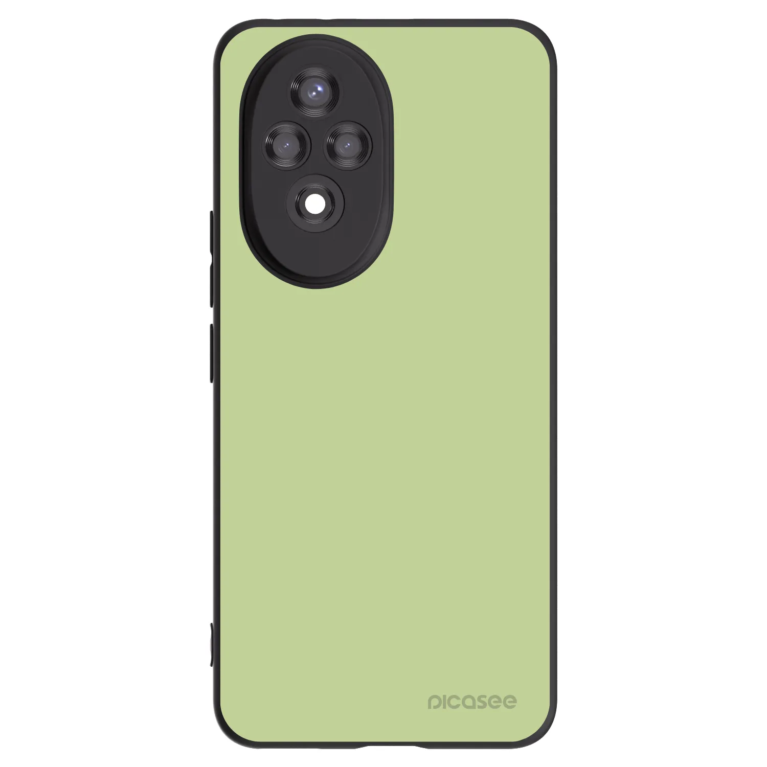 Picasee Μαύρη θήκη σιλικόνης για Honor 200 Pro 5G - Heavenly Hints