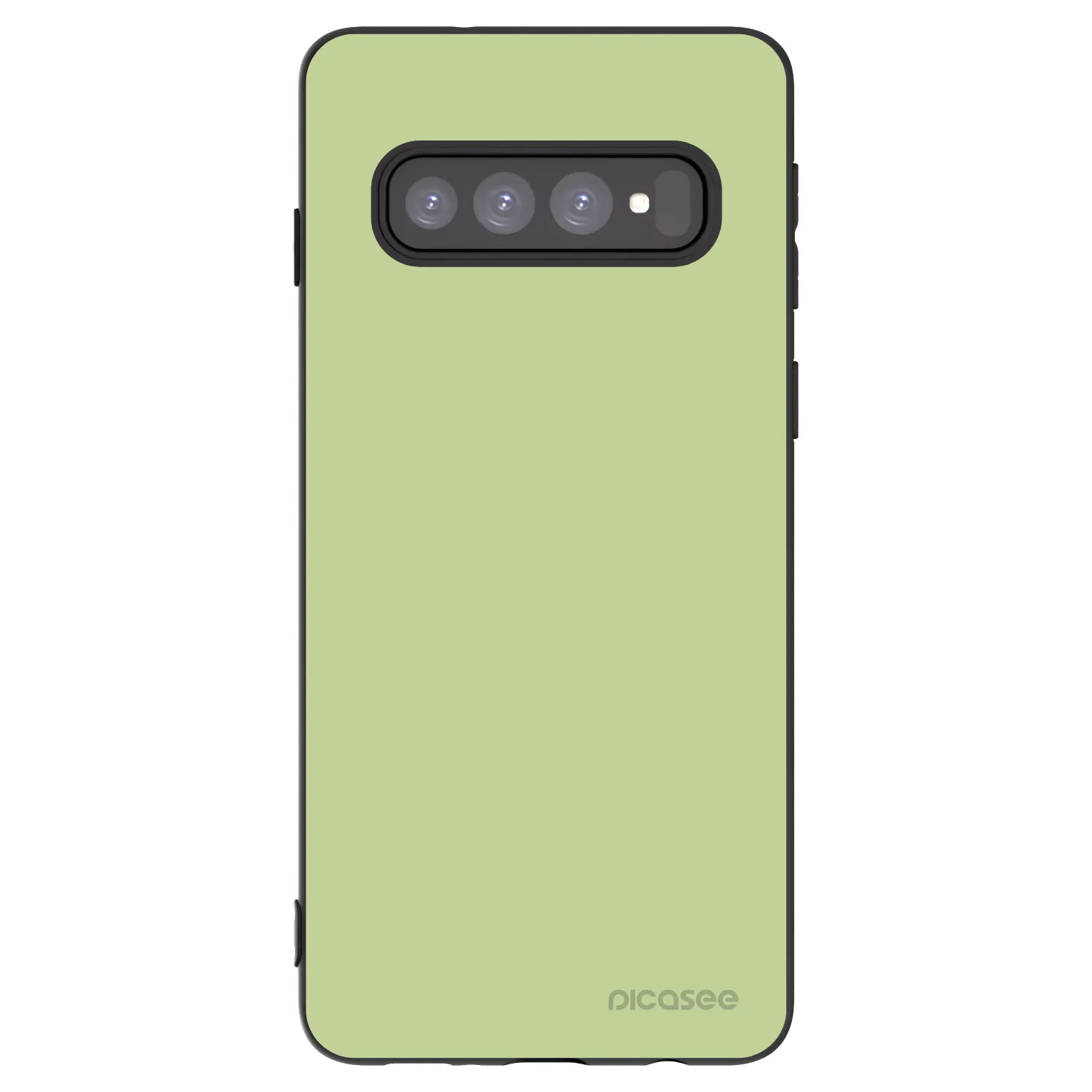 Picasee Μαύρη θήκη σιλικόνης για Samsung Galaxy S10 G973 - Heavenly Hints
